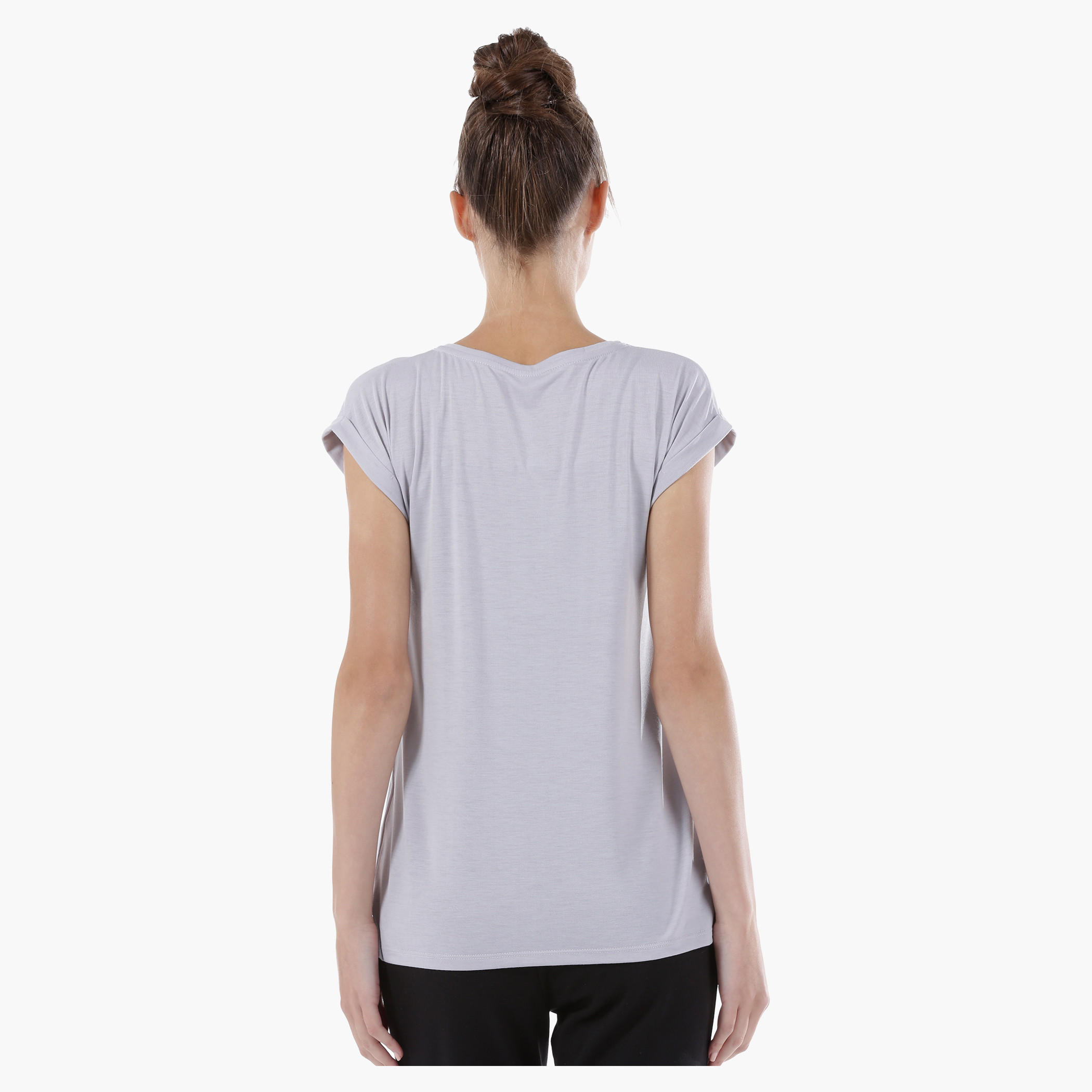 Elle Graphic Print T-Shit with Short Sleeves-women-clothing-tshirts-image-2