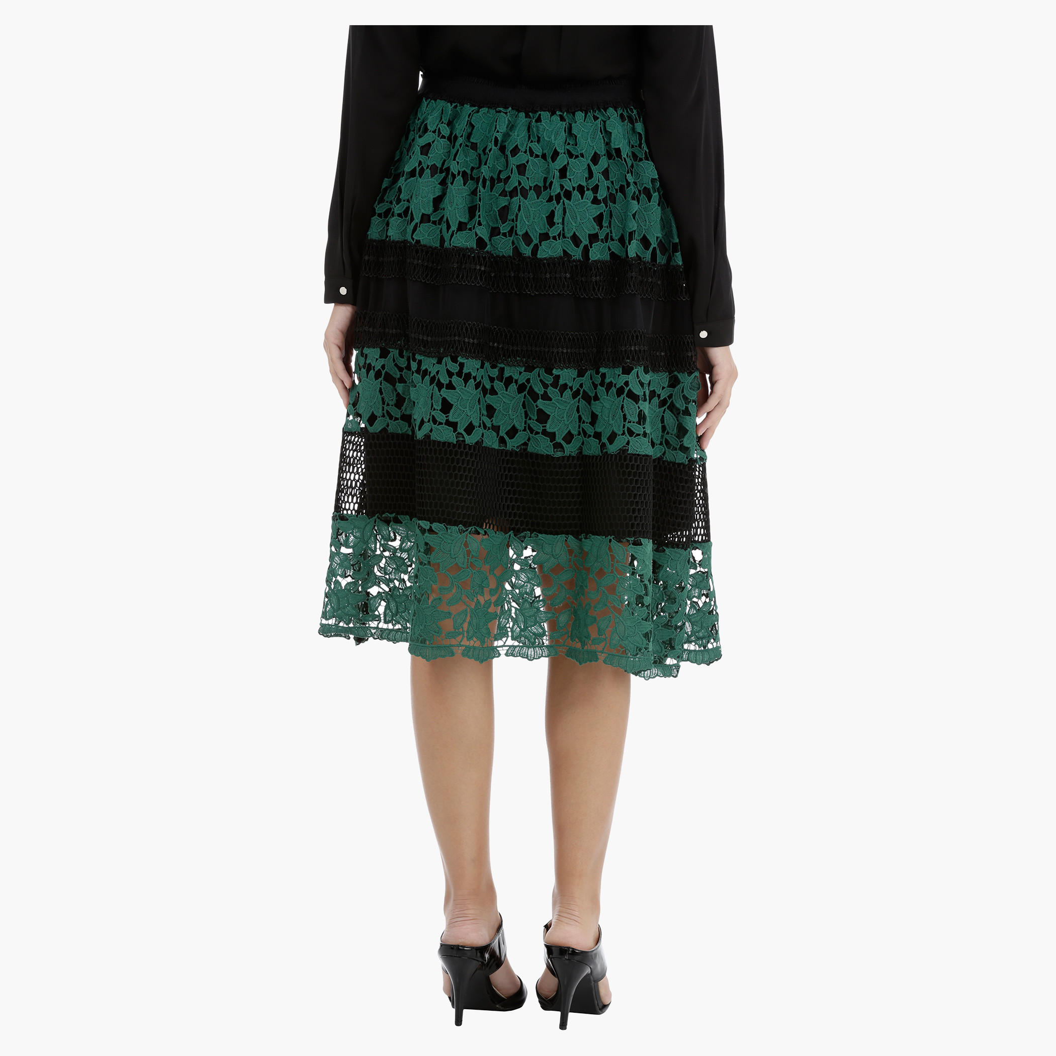 Elle Lace Embroidered High waist Midi Skirt-women-clothing-bottoms-skirts-image-2
