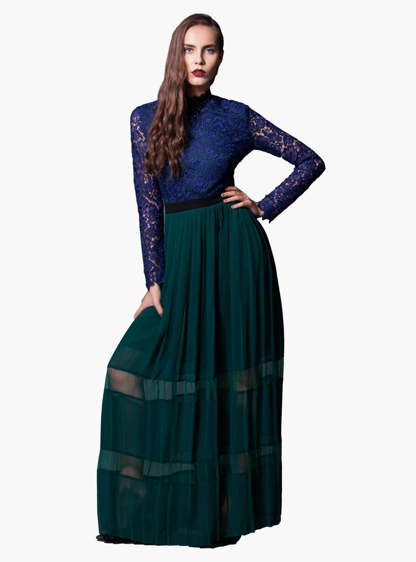 Elle Lace Top Maxi Dress with Pleats-women-clothing-dresses-image-5