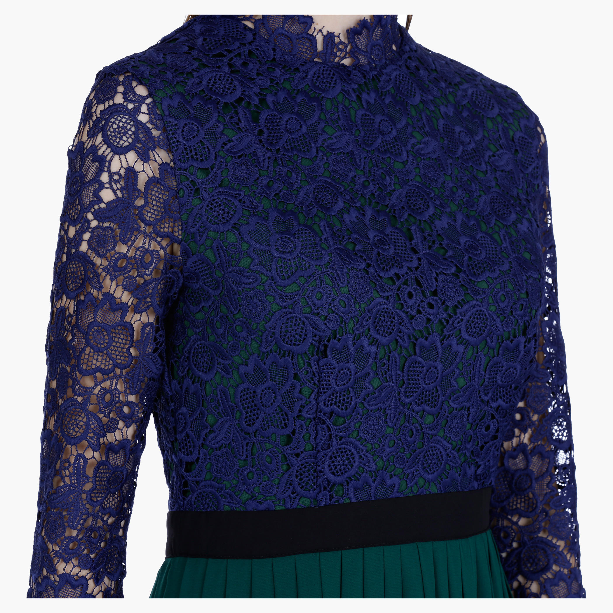 Elle Lace Top Maxi Dress with Pleats-women-clothing-dresses-image-1