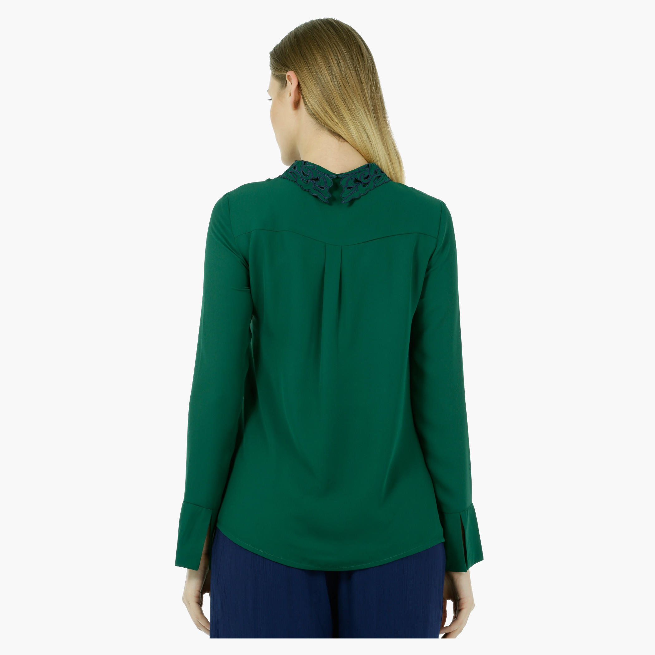 Elle Full-sleeved Blouse with Embroidered Collar-women-clothing-shirtsandblouses-blouses-image-4