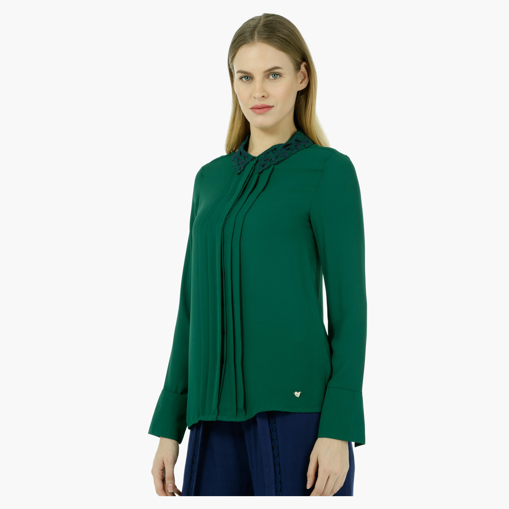 Elle Full-sleeved Blouse with Embroidered Collar-women-clothing-shirtsandblouses-blouses-image-3