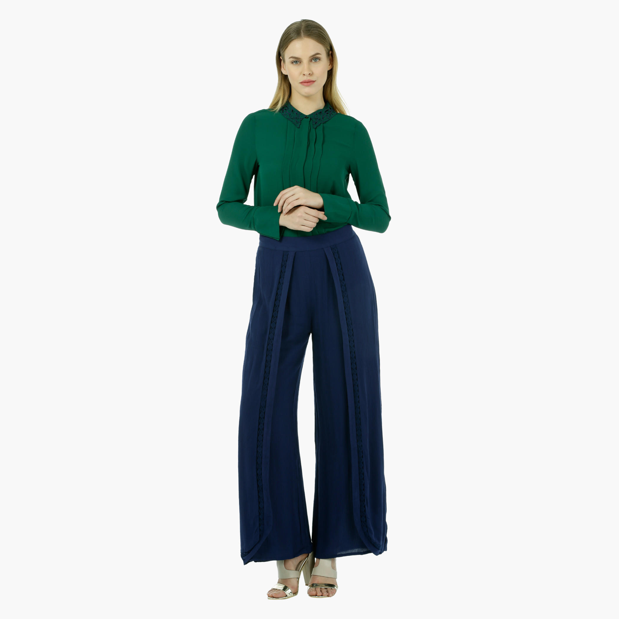 Elle Full-sleeved Blouse with Embroidered Collar-women-clothing-shirtsandblouses-blouses-image-1