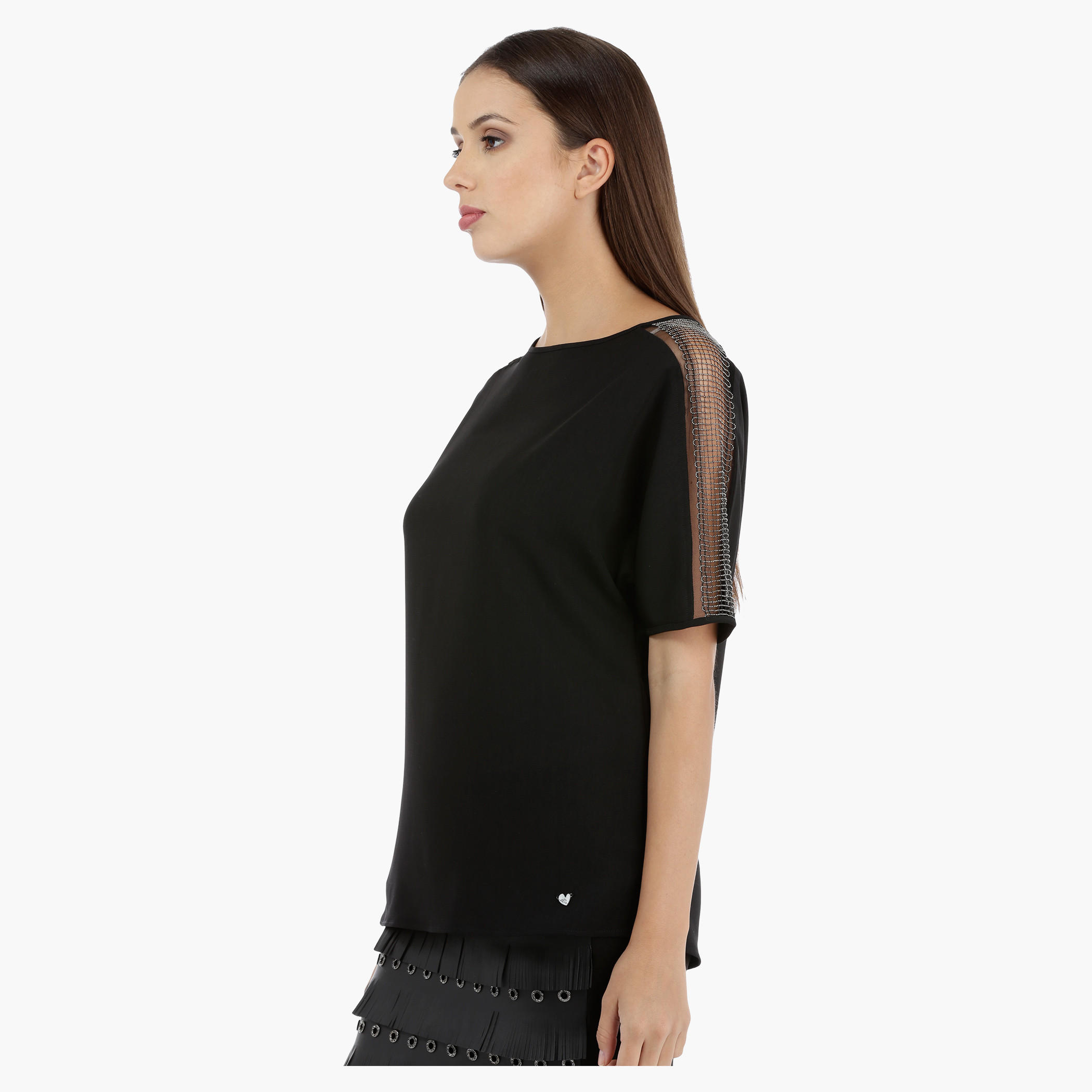 Elle Embellished Short Sleeves Box Top-women-clothing-shirtsandblouses-blouses-image-3