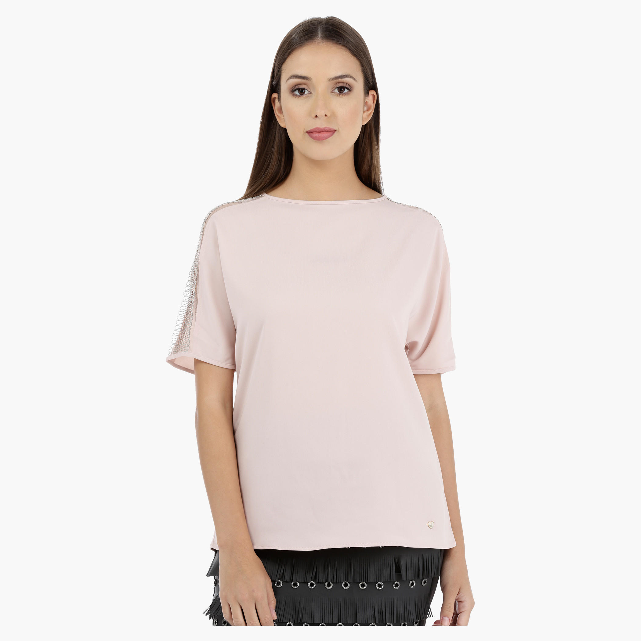 Elle Embellished Short Sleeves Box Top-women-clothing-shirtsandblouses-blouses-image-6