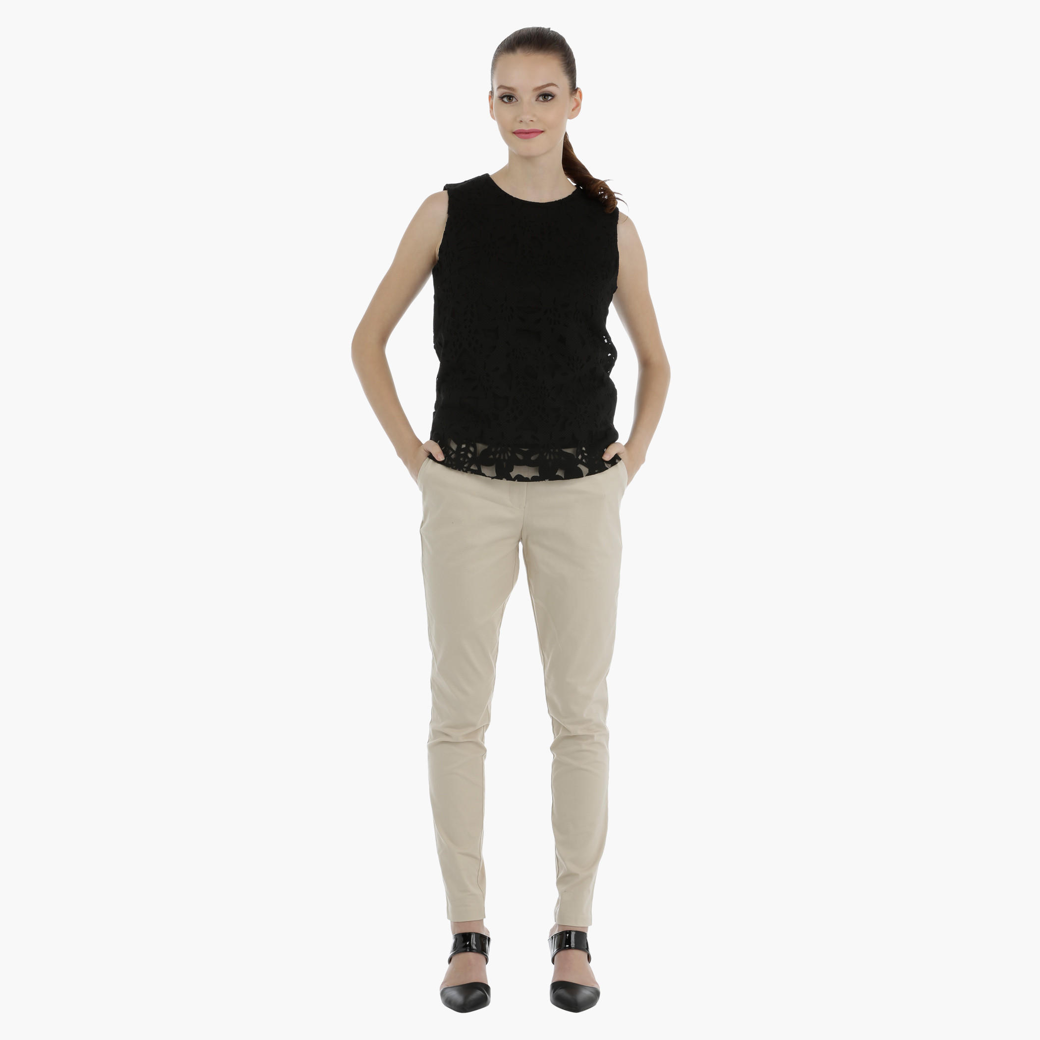 Elle Laser Cut Top with Boat Neck-women-clothing-shirtsandblouses-blouses-image-5