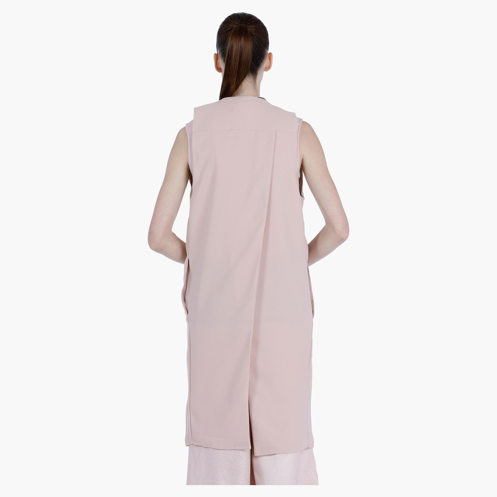 Elle Sleeveless Jacket with Open Front-women-winterwear-coatsandjackets-jackets-image-2