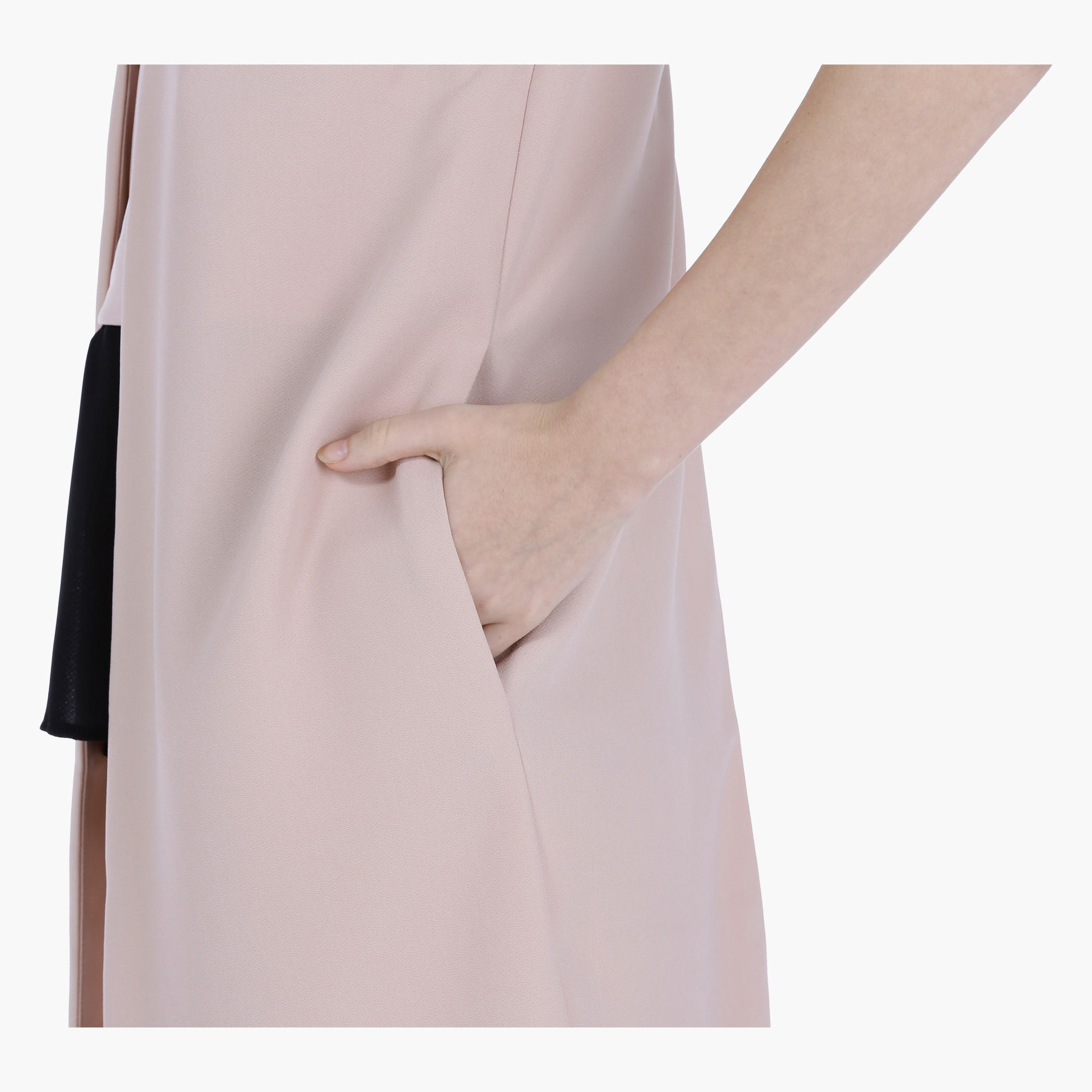 Elle Sleeveless Jacket with Open Front-women-winterwear-coatsandjackets-jackets-image-4