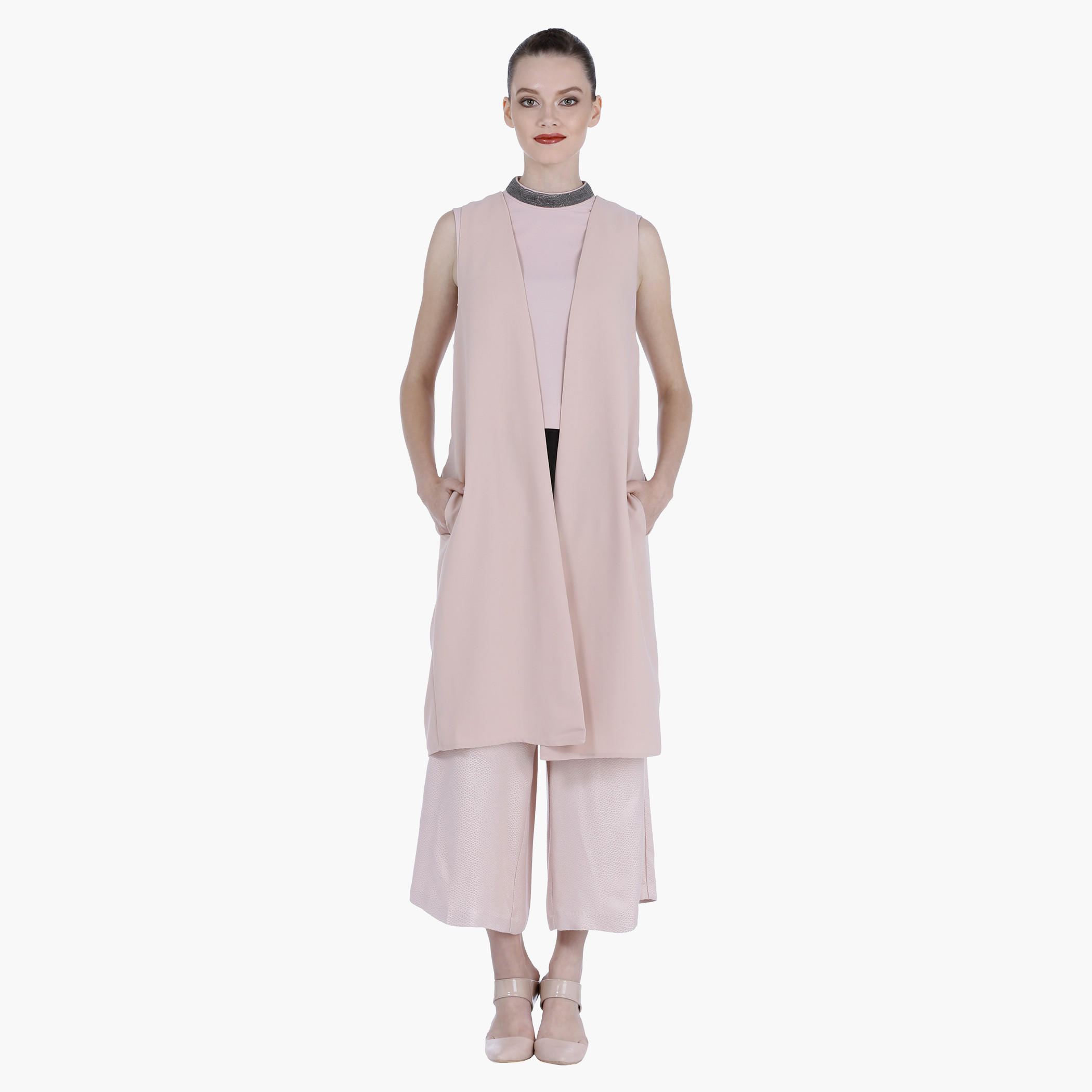 Elle Sleeveless Jacket with Open Front-women-winterwear-coatsandjackets-jackets-image-5