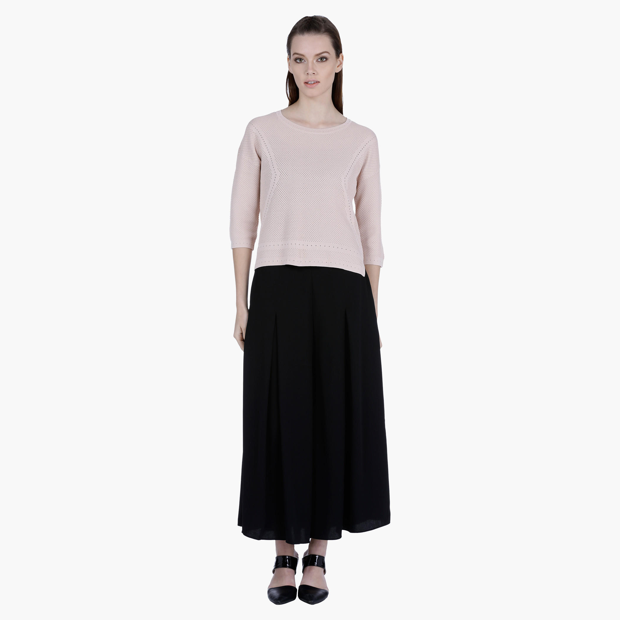 Elle Textured Round Neck Sweater-women-clothing-cardigansandjumpers-jumpers-image-5
