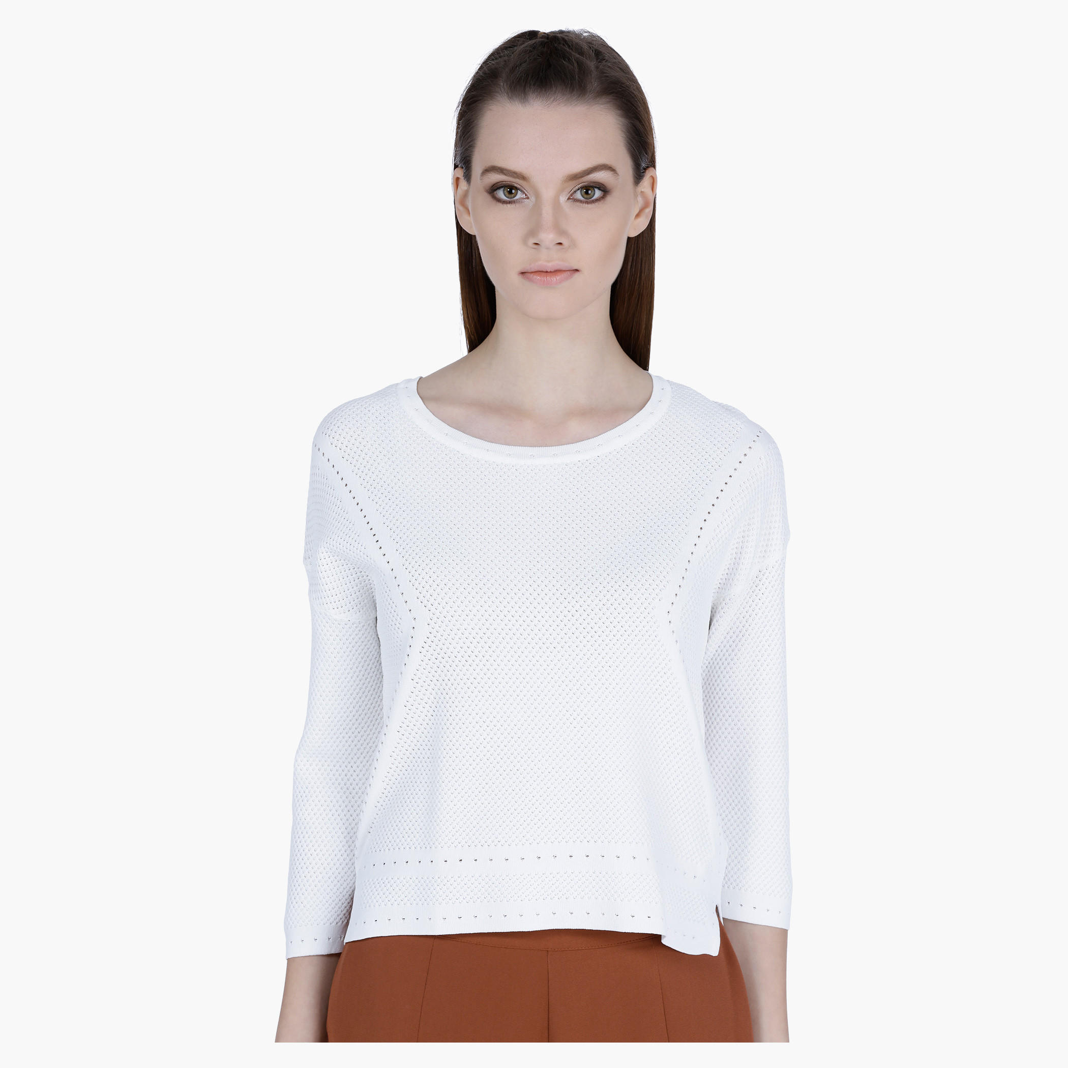 Elle Textured Round Neck Sweater-women-clothing-cardigansandjumpers-jumpers-image-6