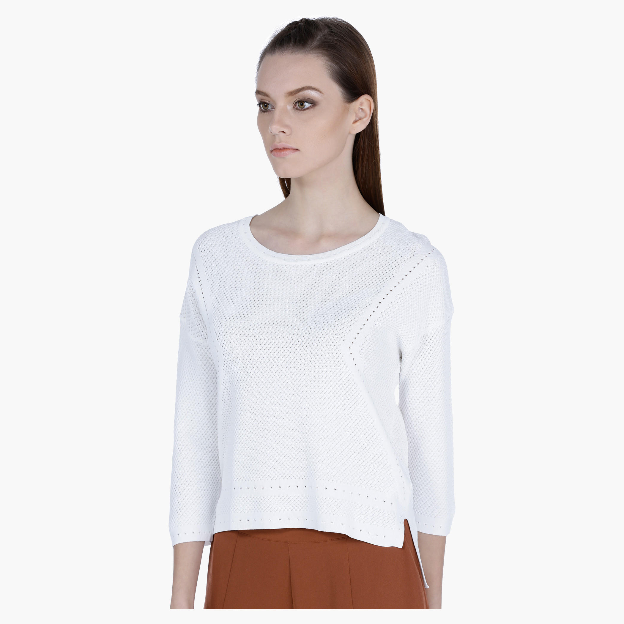 Elle Textured Round Neck Sweater-women-clothing-cardigansandjumpers-jumpers-image-8