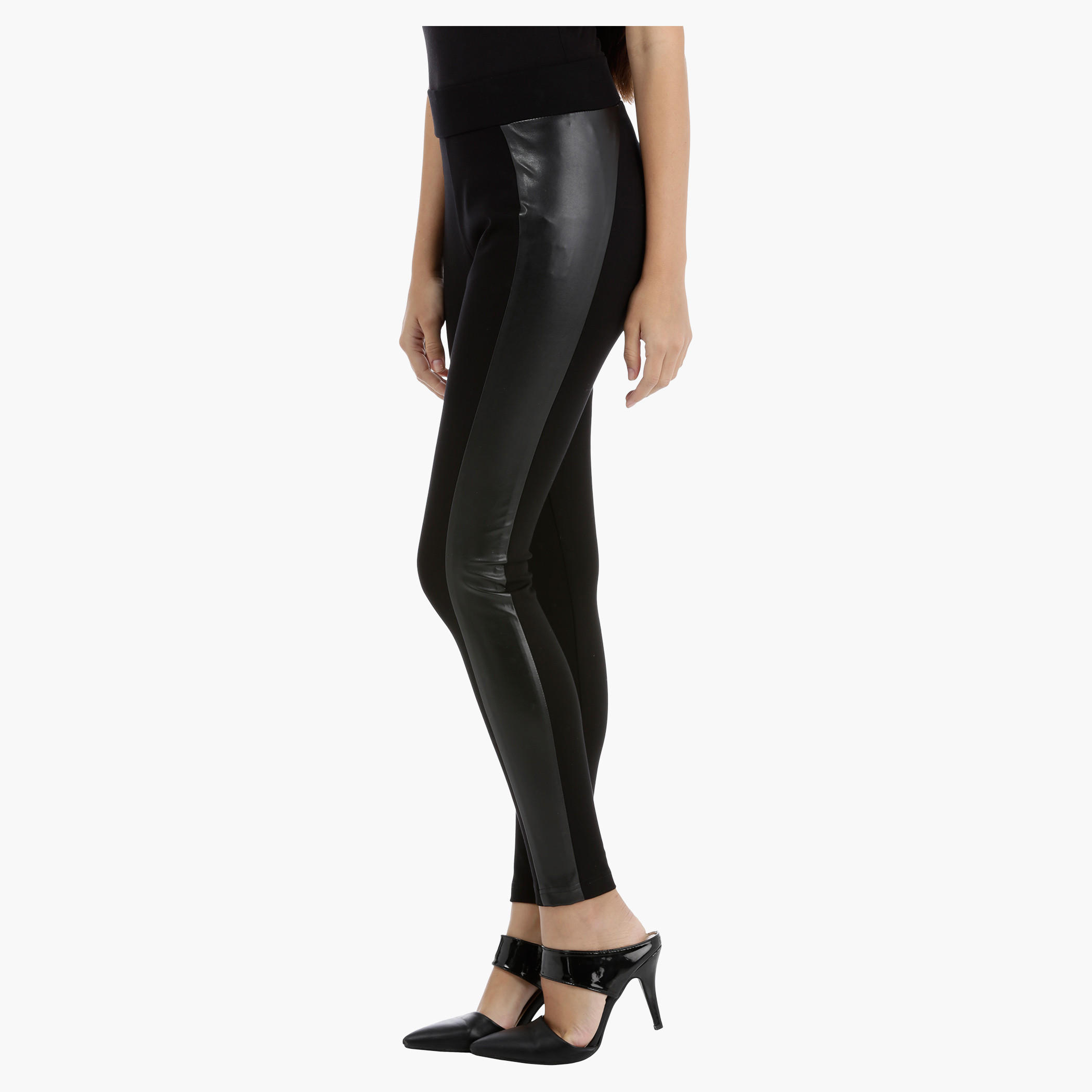 Elle Slim Fit Leggings with Side Panels-women-clothing-bottoms-leggings-image-3