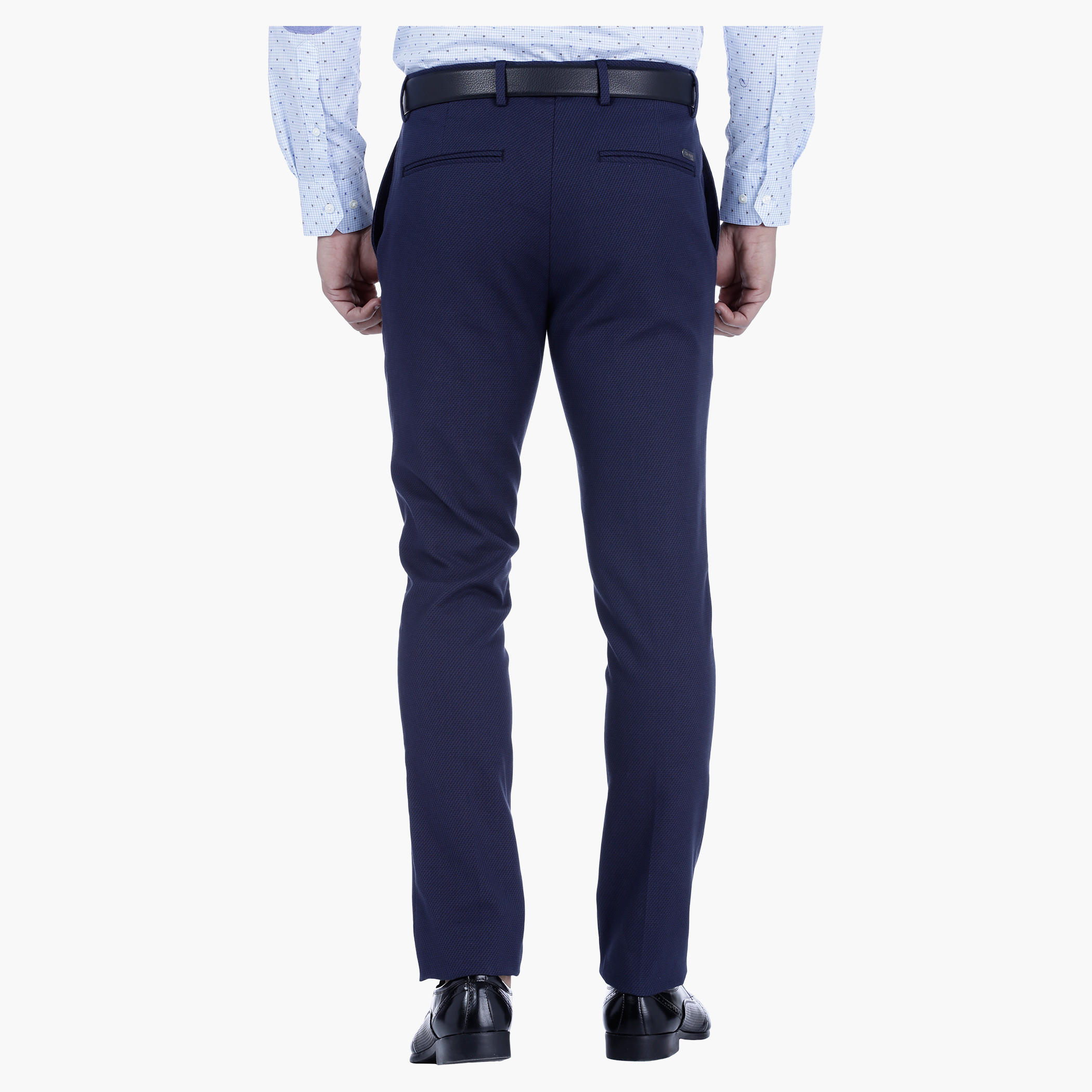 L'Homme Textured Dobby Trousers-men-clothing-bottoms-trousersandchinos-trousers-image-2