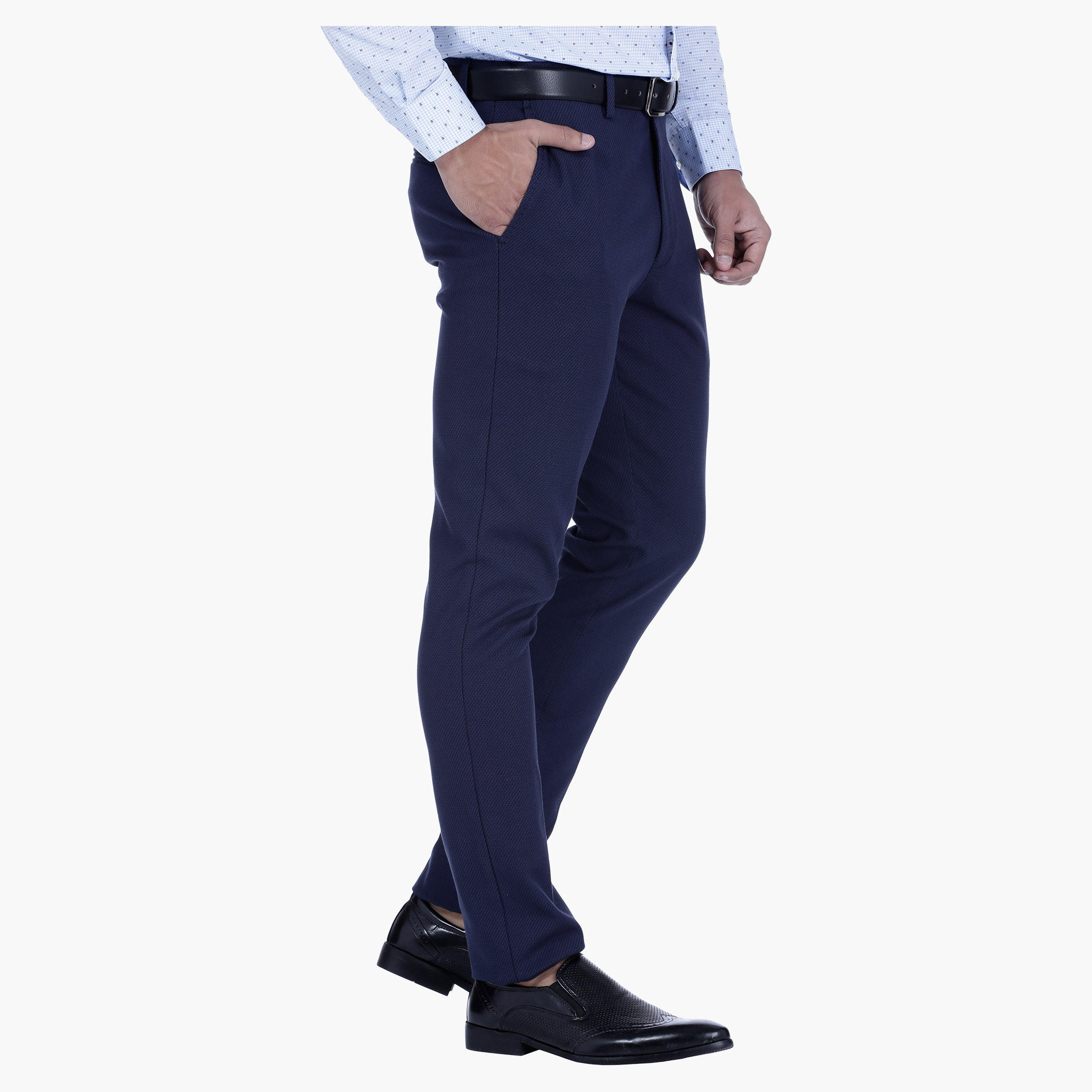 L'Homme Textured Dobby Trousers-men-clothing-bottoms-trousersandchinos-trousers-image-3