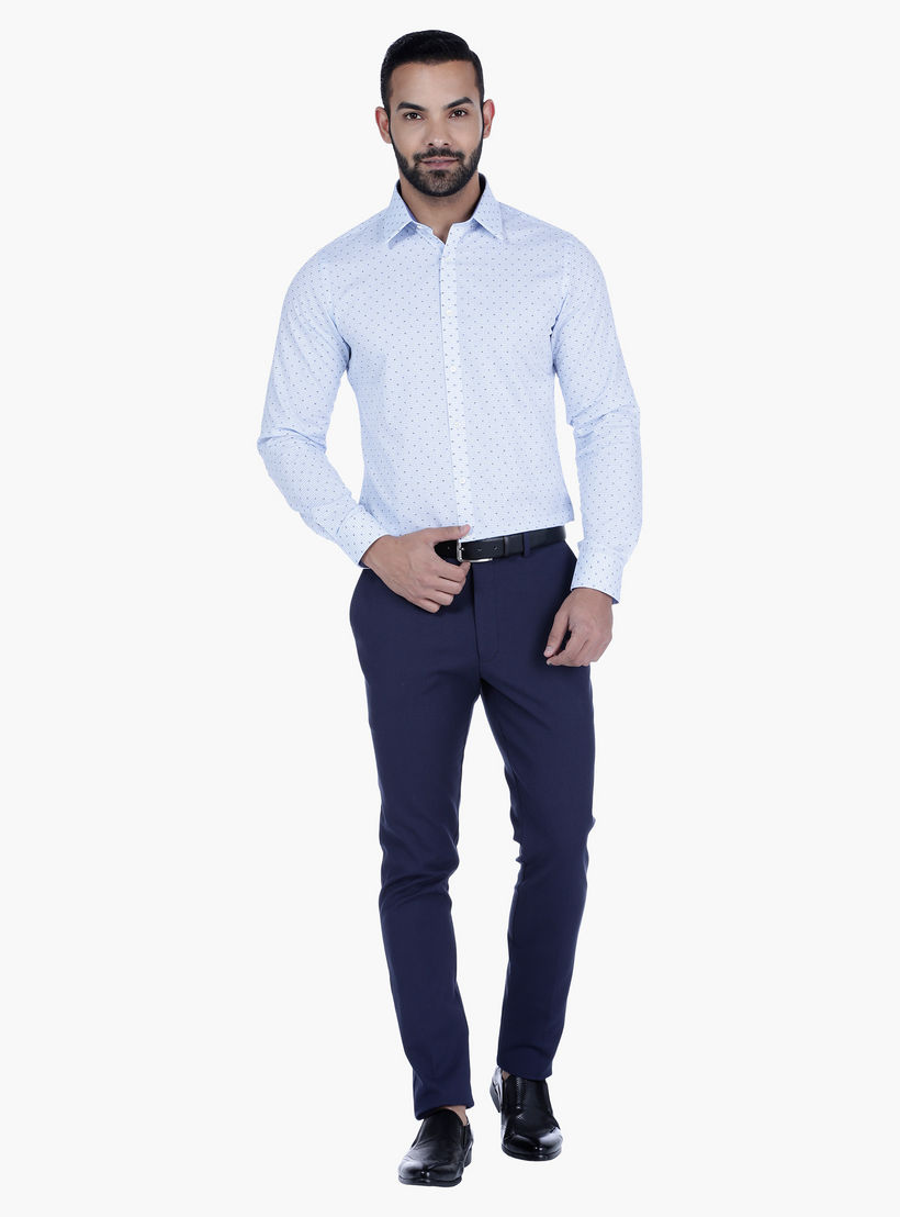 L'Homme Textured Dobby Trousers-men-clothing-bottoms-trousersandchinos-trousers-image-5