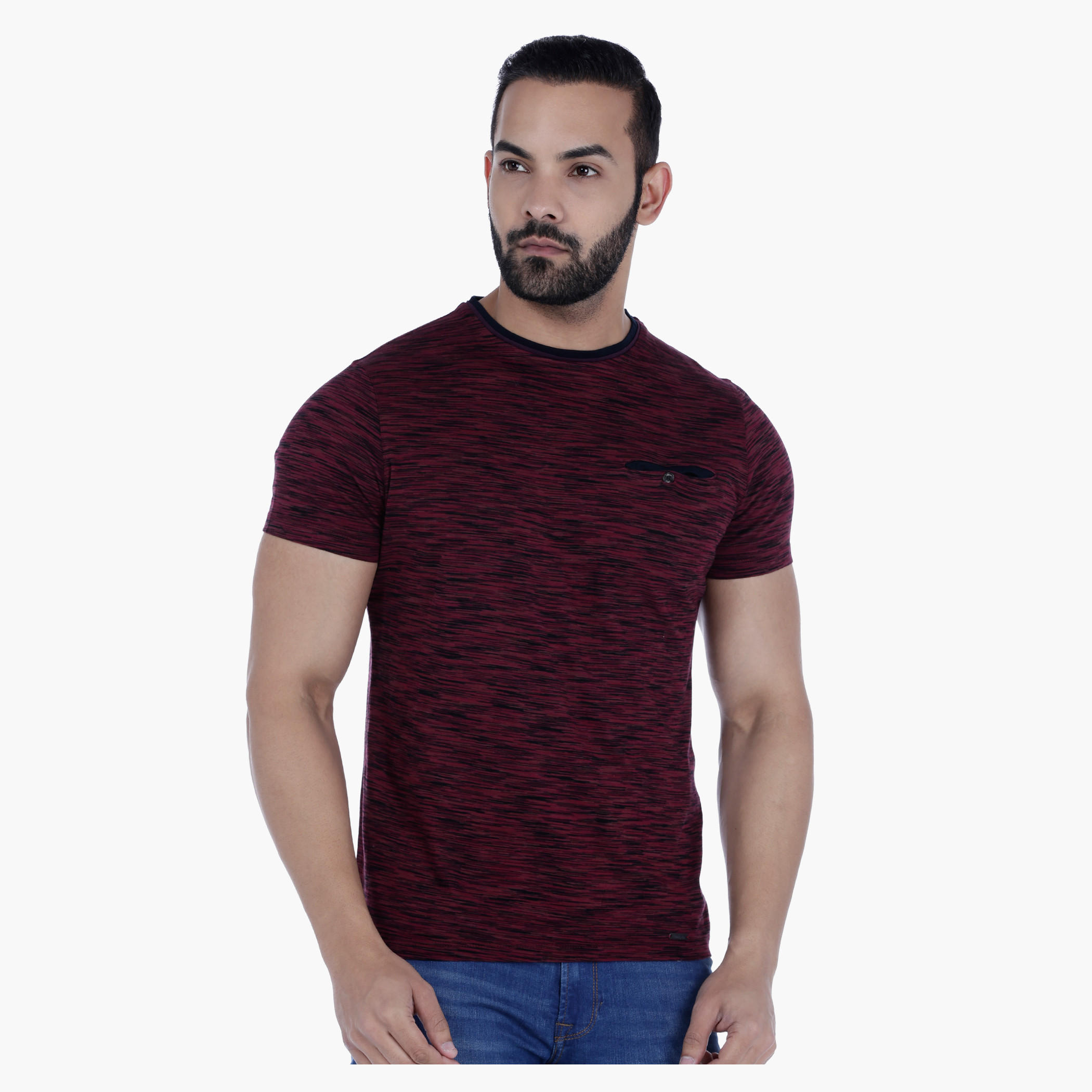 L'Homme Crew Neck T-Shirt with Short Sleeves-men-clothing-tshirtsandpolos-tshirts-image-1