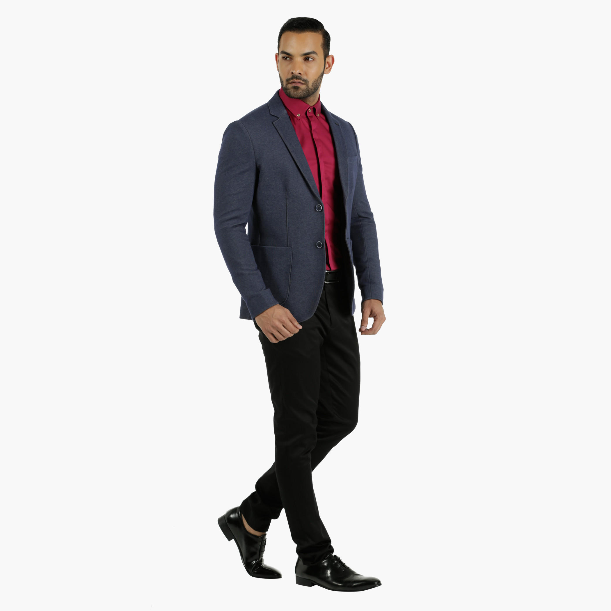 L'HOMME Bonded Blazer Jacket in Regular Fit-men-winterwear-jacketsandblazers-image-5