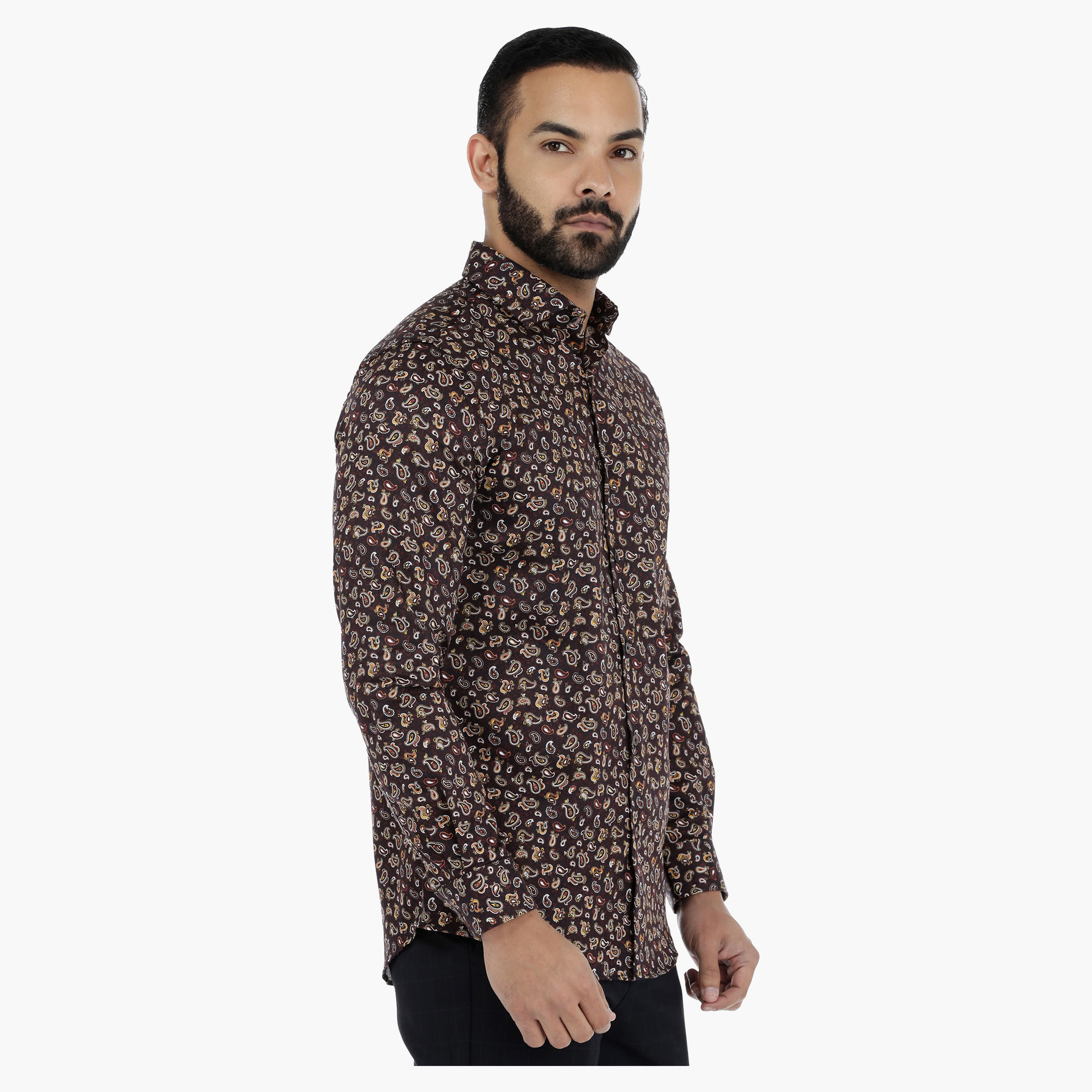 L' Homme Paisley Print Shirt-men-clothing-shirts-image-3
