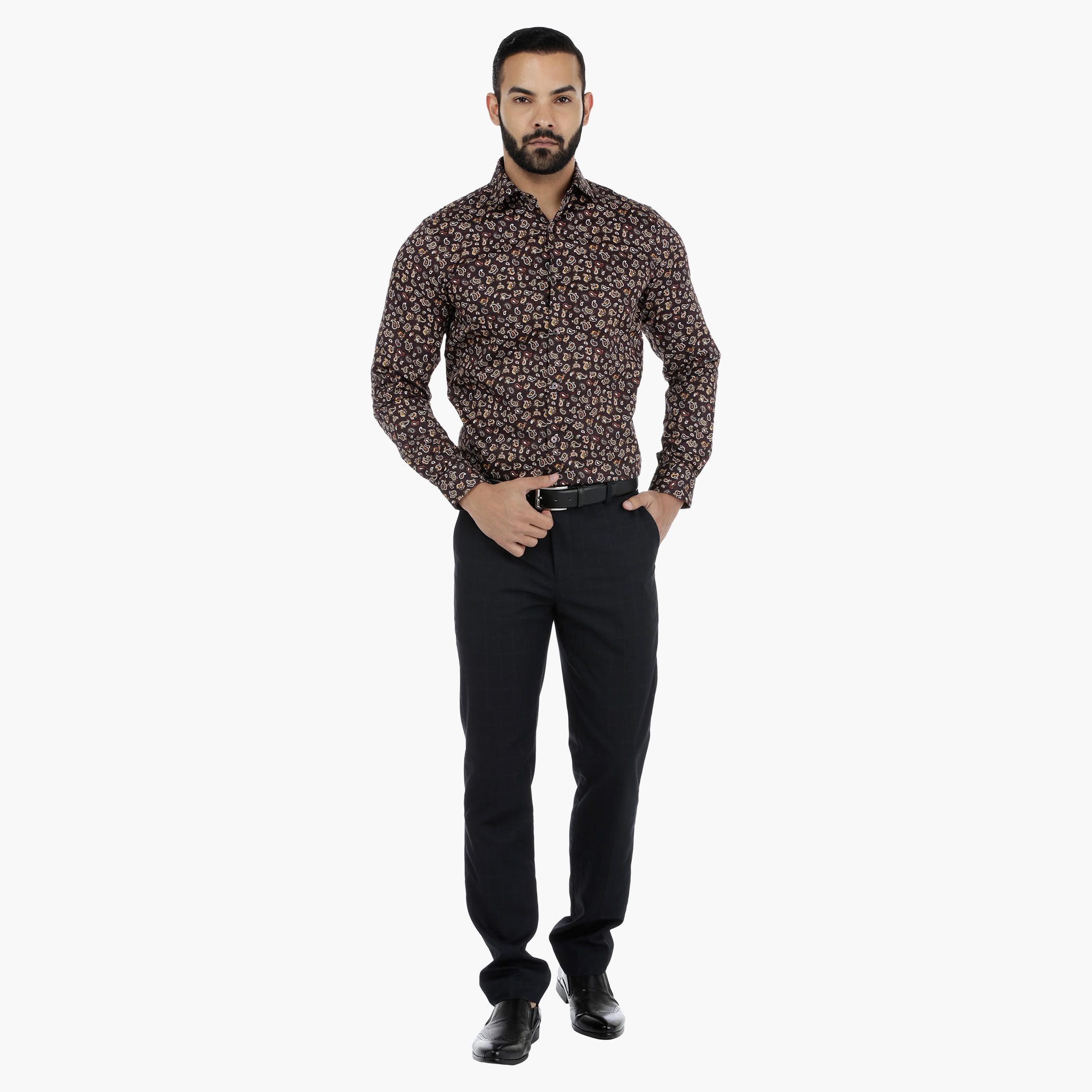 L' Homme Paisley Print Shirt-men-clothing-shirts-image-5