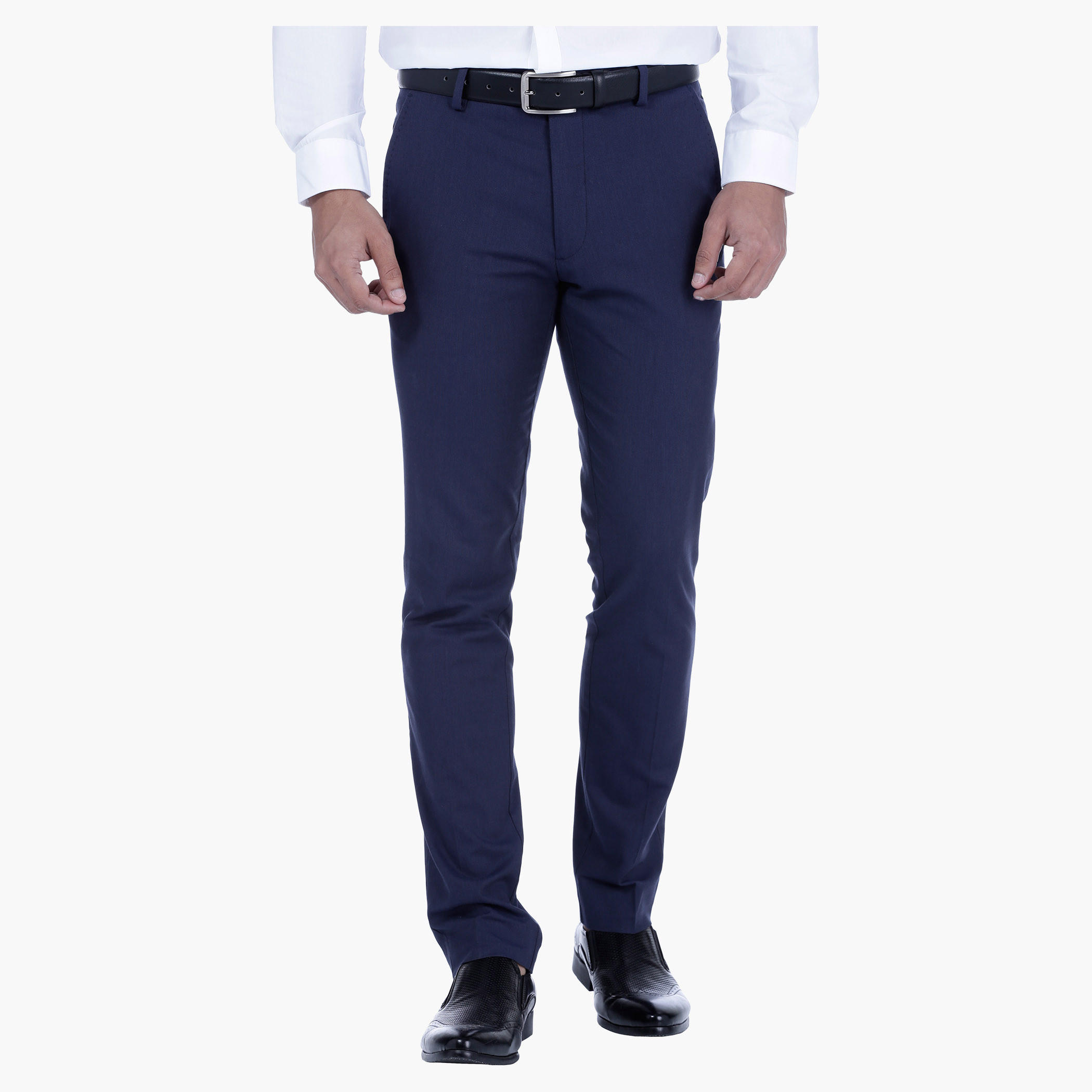L'HOMME Textured Trousers in Slim Fit-men-clothing-bottoms-trousersandchinos-trousers-image-6
