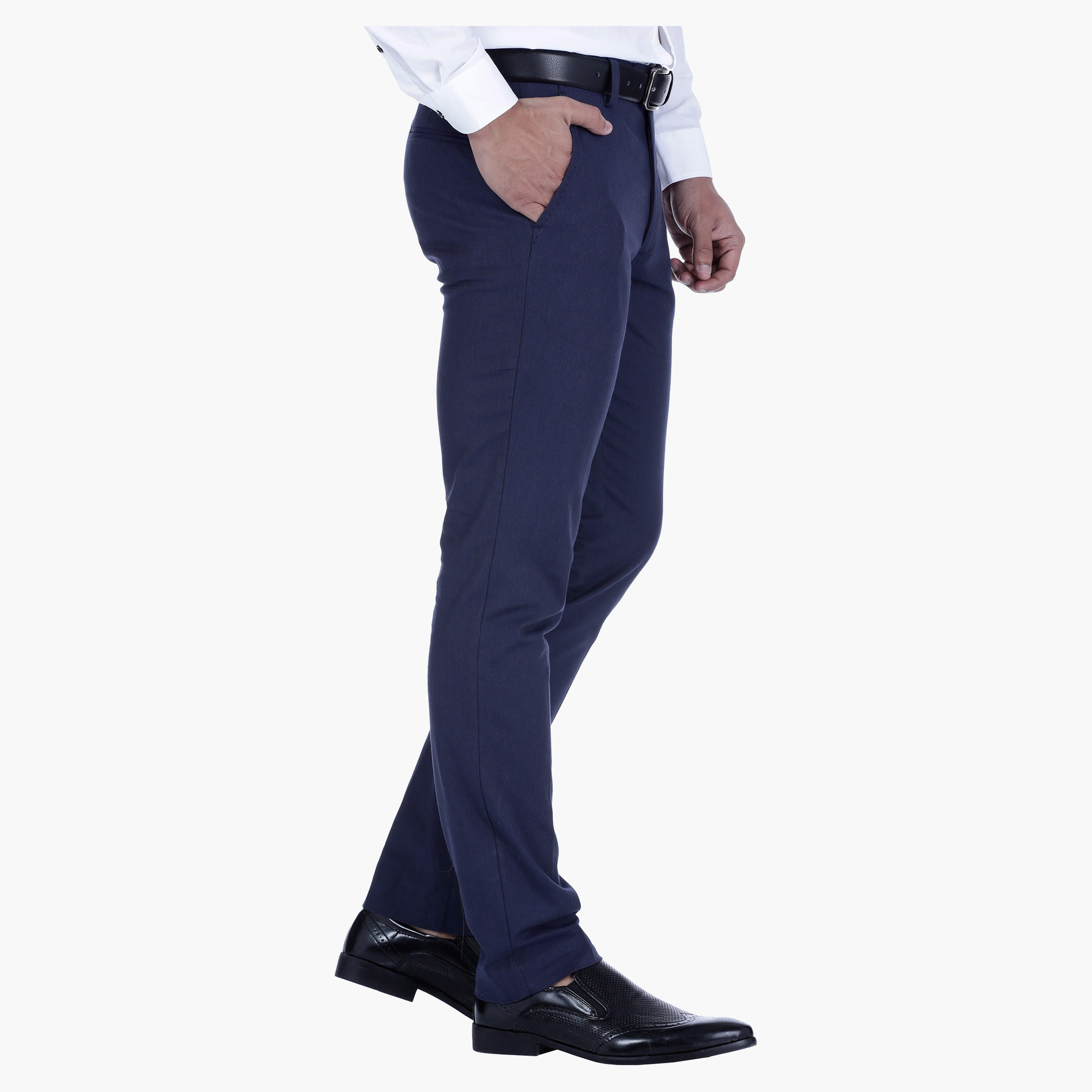 L'HOMME Textured Trousers in Slim Fit-men-clothing-bottoms-trousersandchinos-trousers-image-8