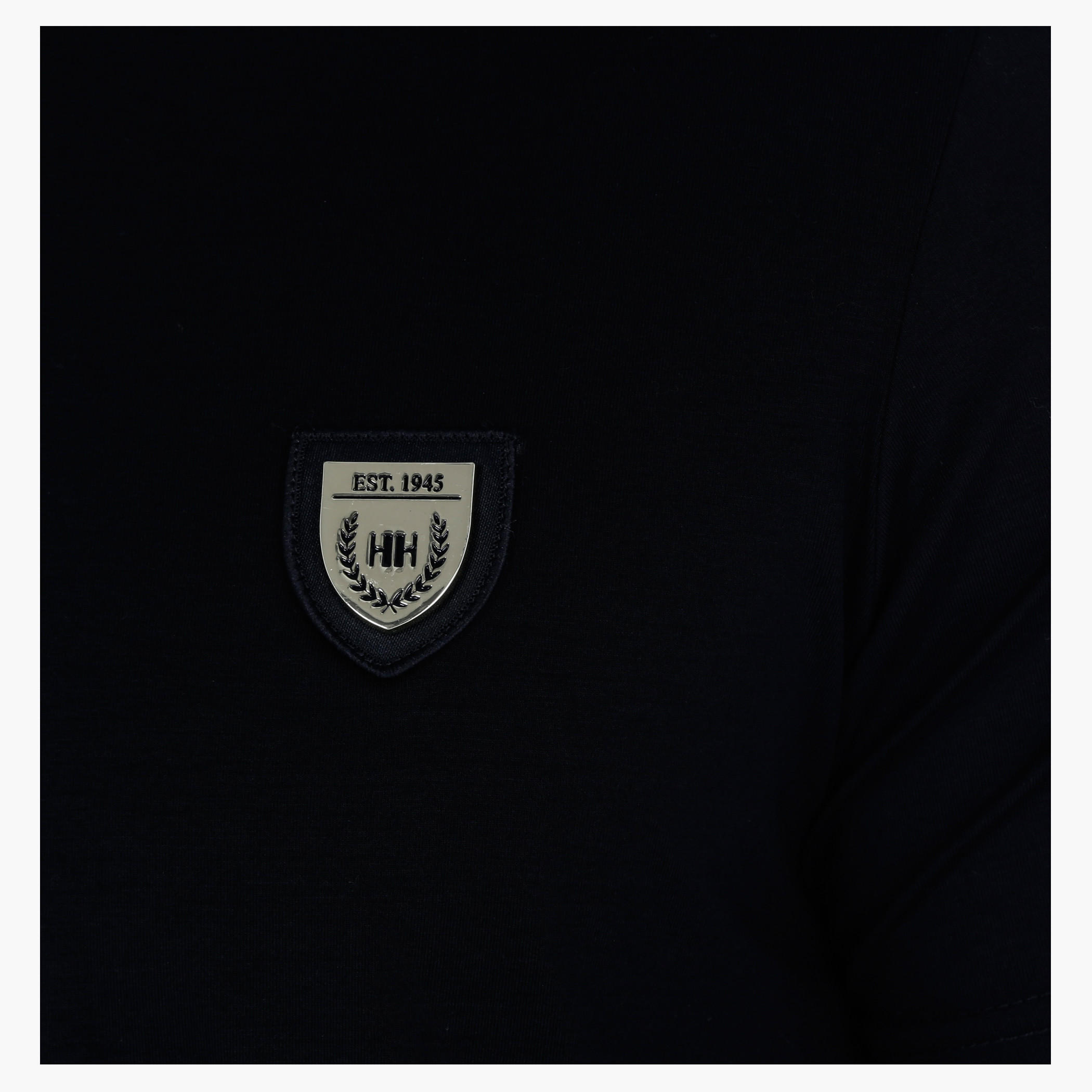 L'HOMME Badge T-Shirt with V-Neck and Short Sleeves-men-clothing-tshirtsandpolos-tshirts-image-9