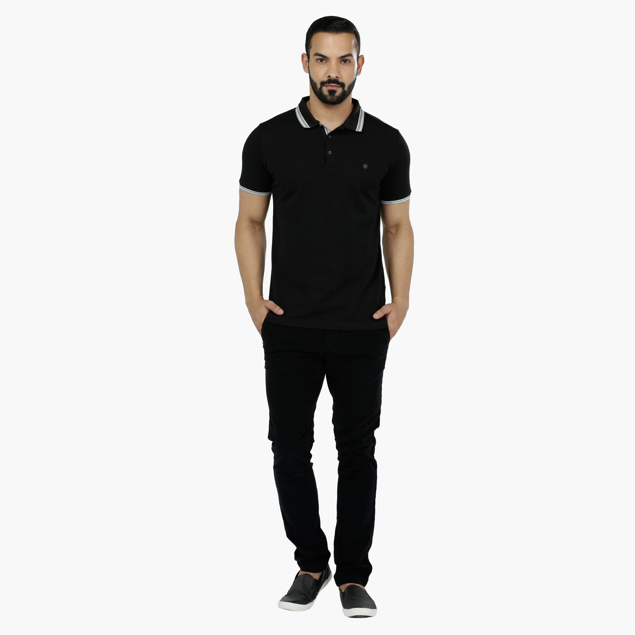 L' Homme Polo Neck T-Shirt-men-clothing-tshirtsandpolos-polos-image-5
