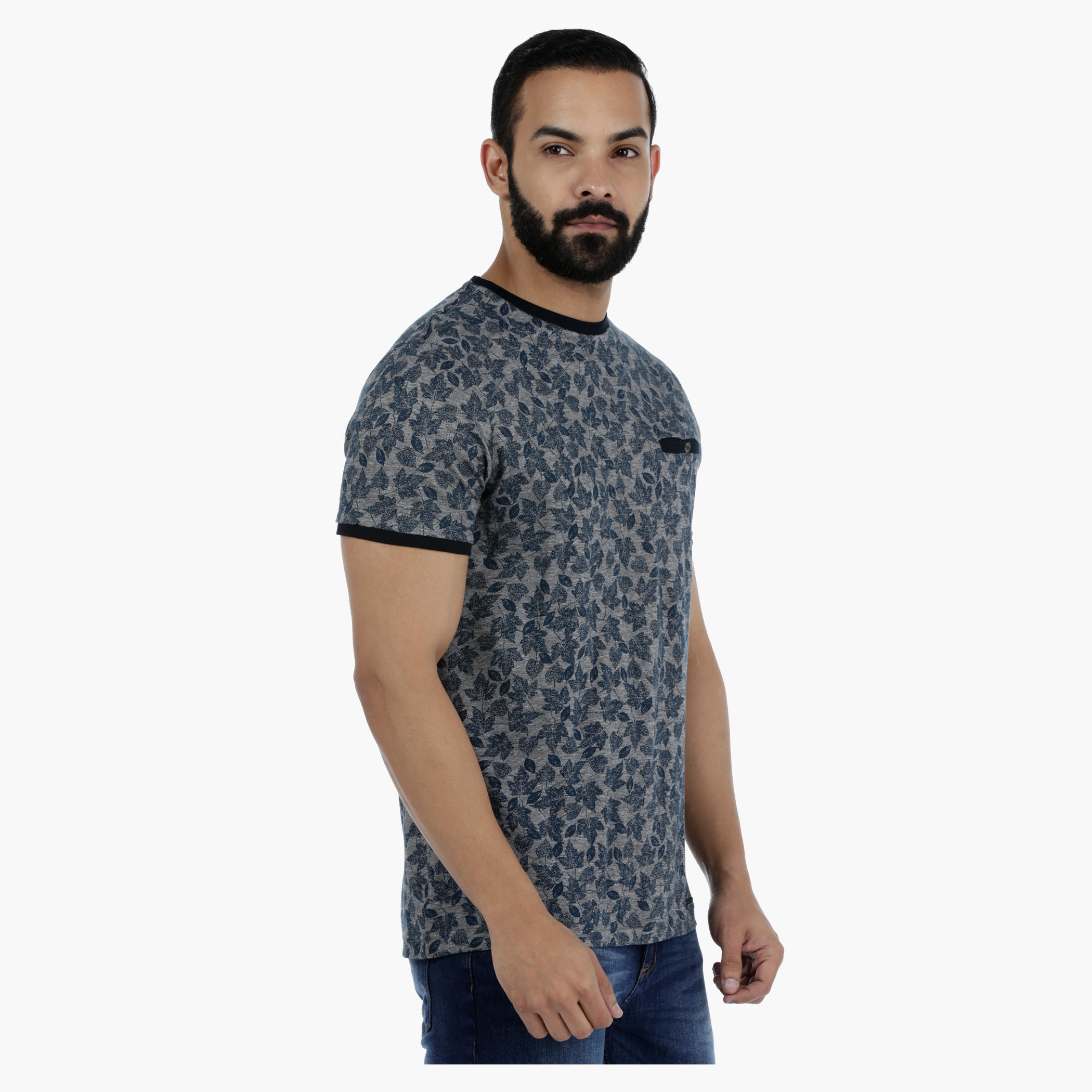 L' Homme Floral Print Short Sleeves Cotton T-Shirt-men-clothing-tshirtsandpolos-tshirts-image-3