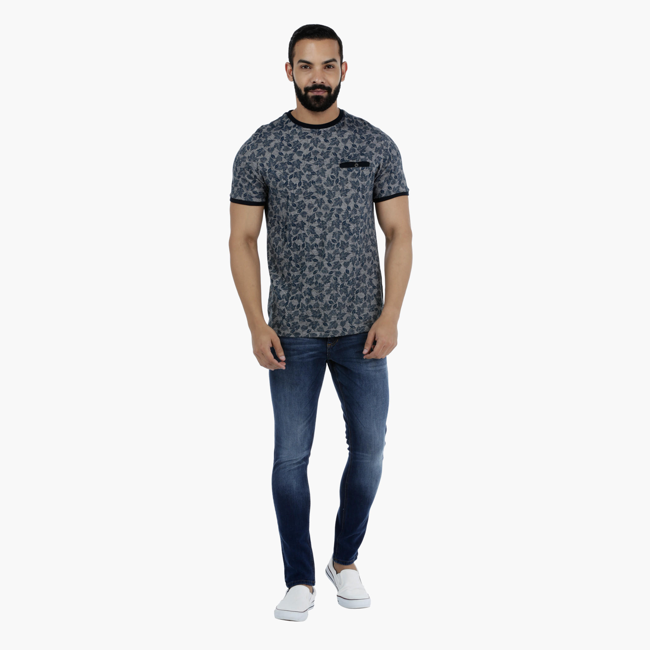 L' Homme Floral Print Short Sleeves Cotton T-Shirt-men-clothing-tshirtsandpolos-tshirts-image-5