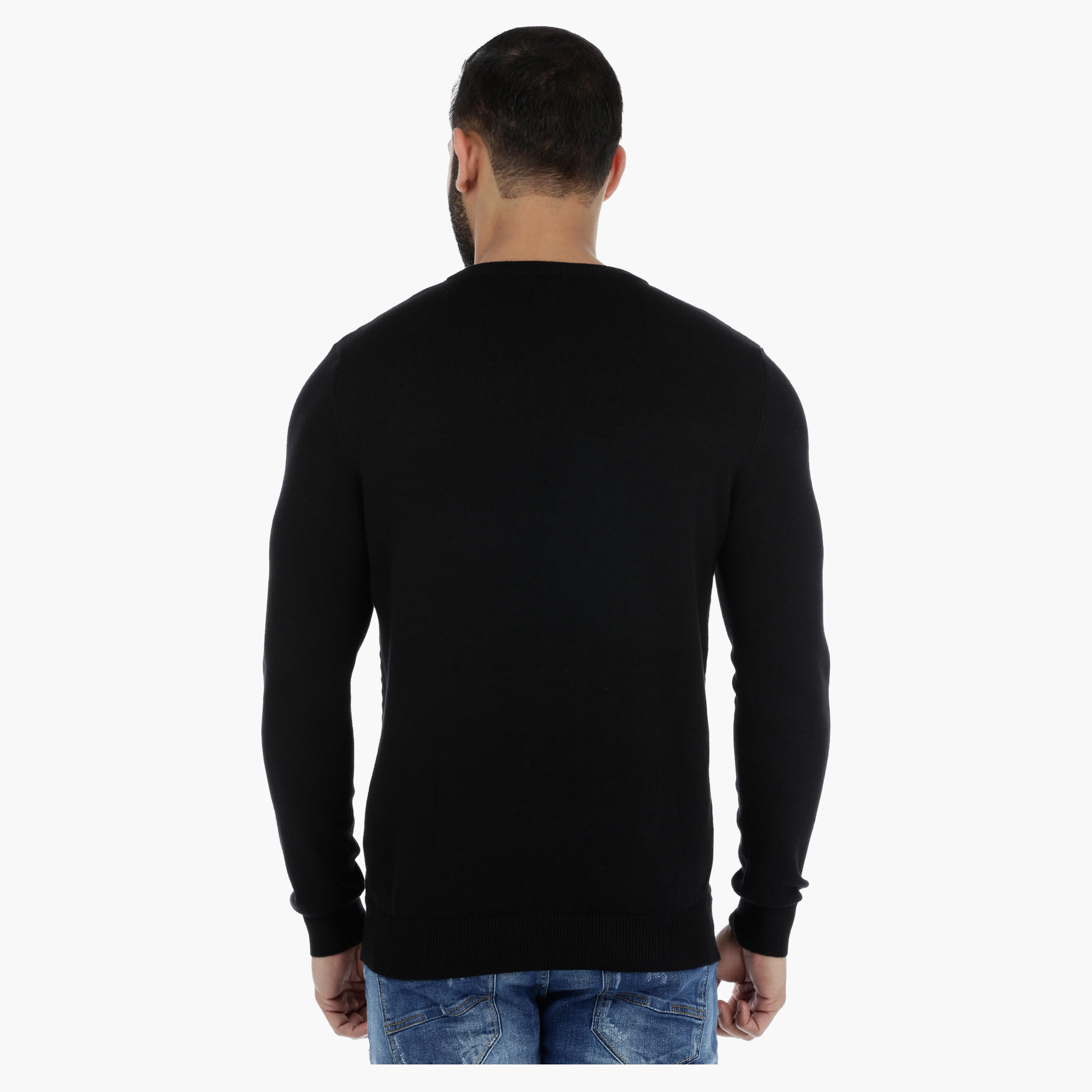 L'Homme Textured Sweatshirt-men-winterwear-hoodiesandsweatshirts-image-2