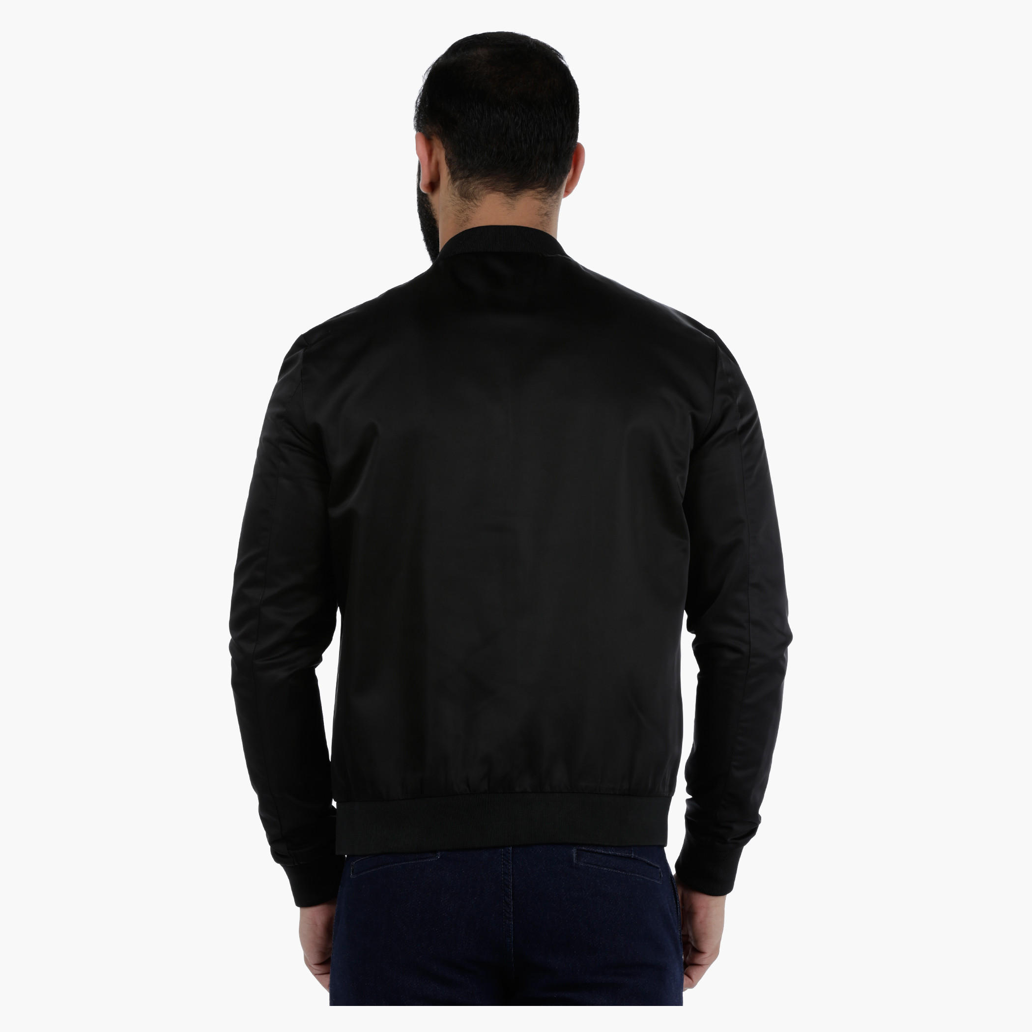 Bomber Jacket with Zip Detailing-men-clothing-jacketsandblazers-jackets-image-2