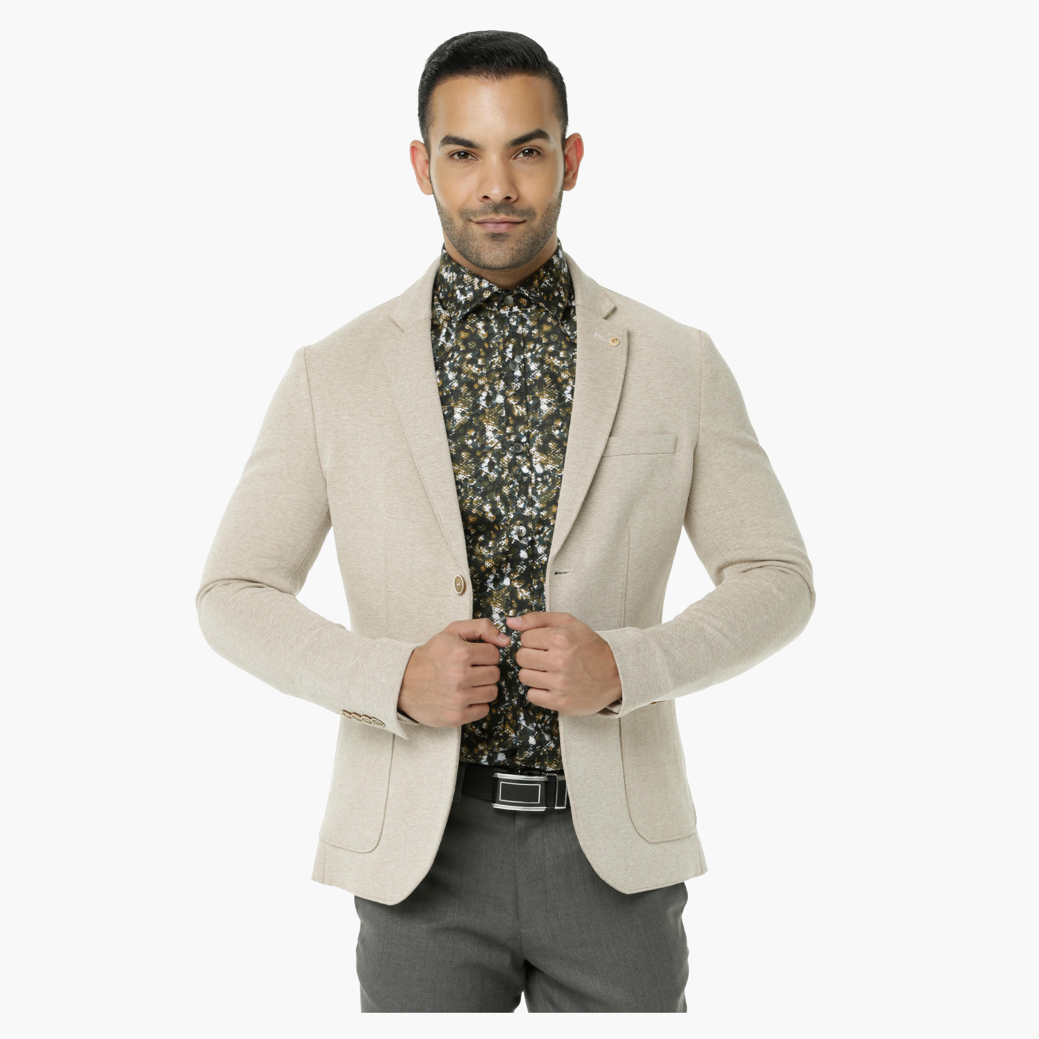 L' Homme Long Sleeves Casual Blazer-men-winterwear-jacketsandblazers-image-1