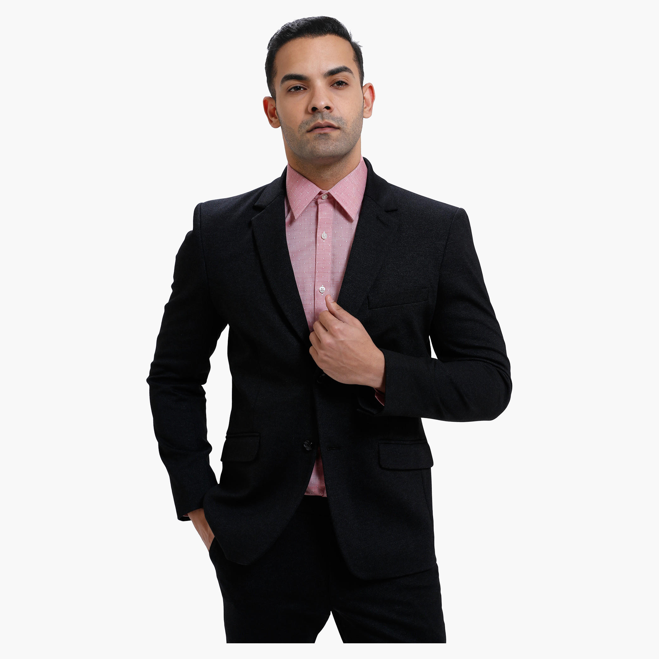 L' Homme Formal Knitted Blazer-men-winterwear-jacketsandblazers-image-1