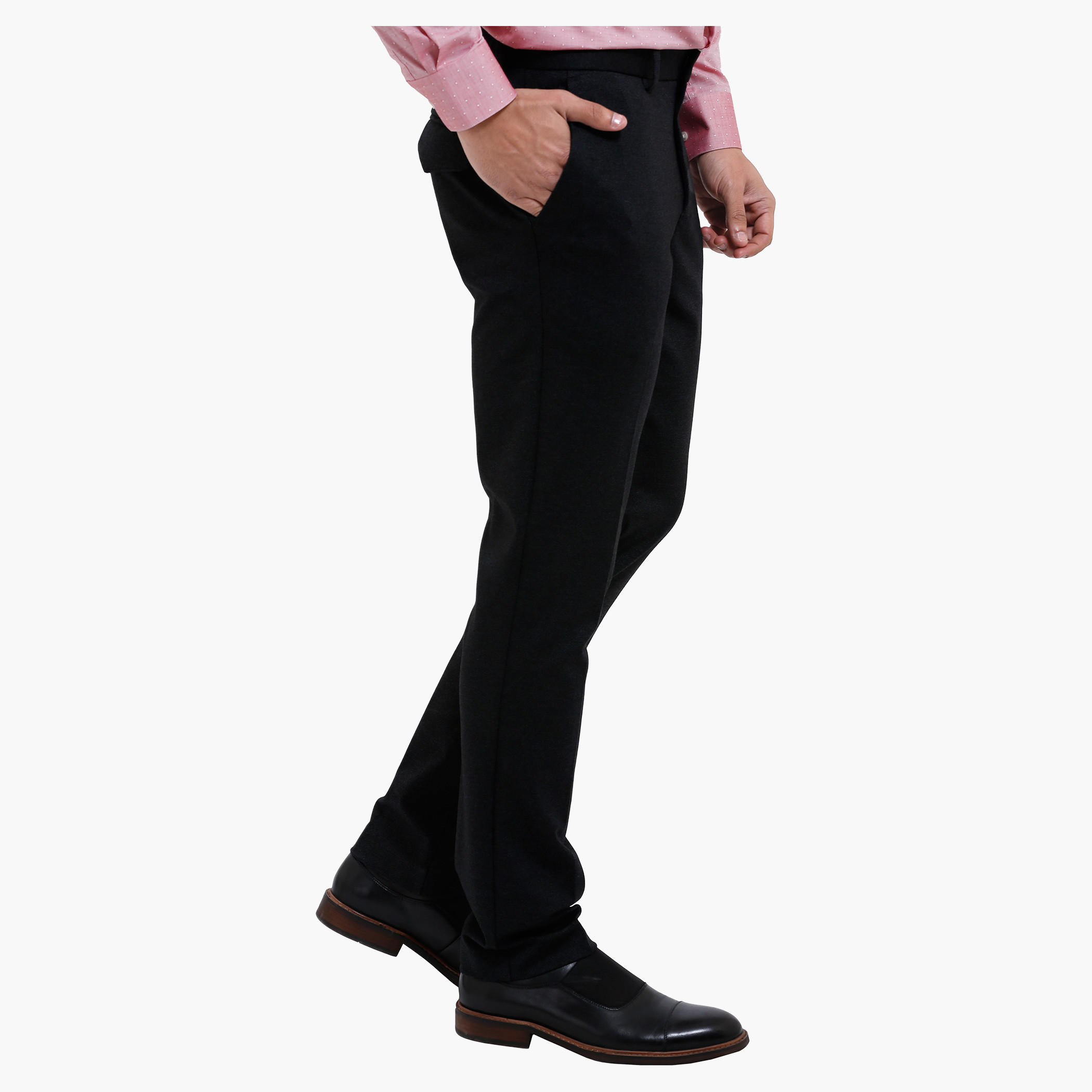 L' Homme Formal Knitted Trousers in Slim Fit-men-clothing-bottoms-trousersandchinos-trousers-image-3