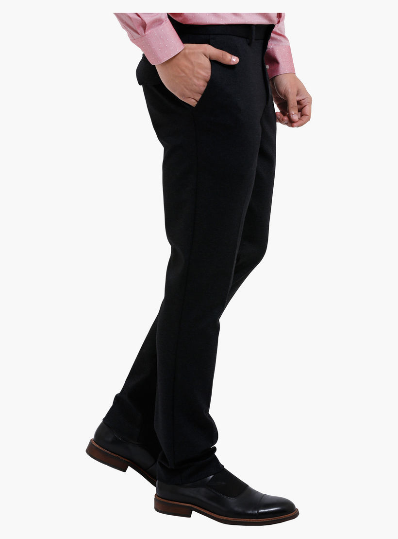 L' Homme Formal Knitted Trousers in Slim Fit-men-clothing-bottoms-trousersandchinos-trousers-image-3