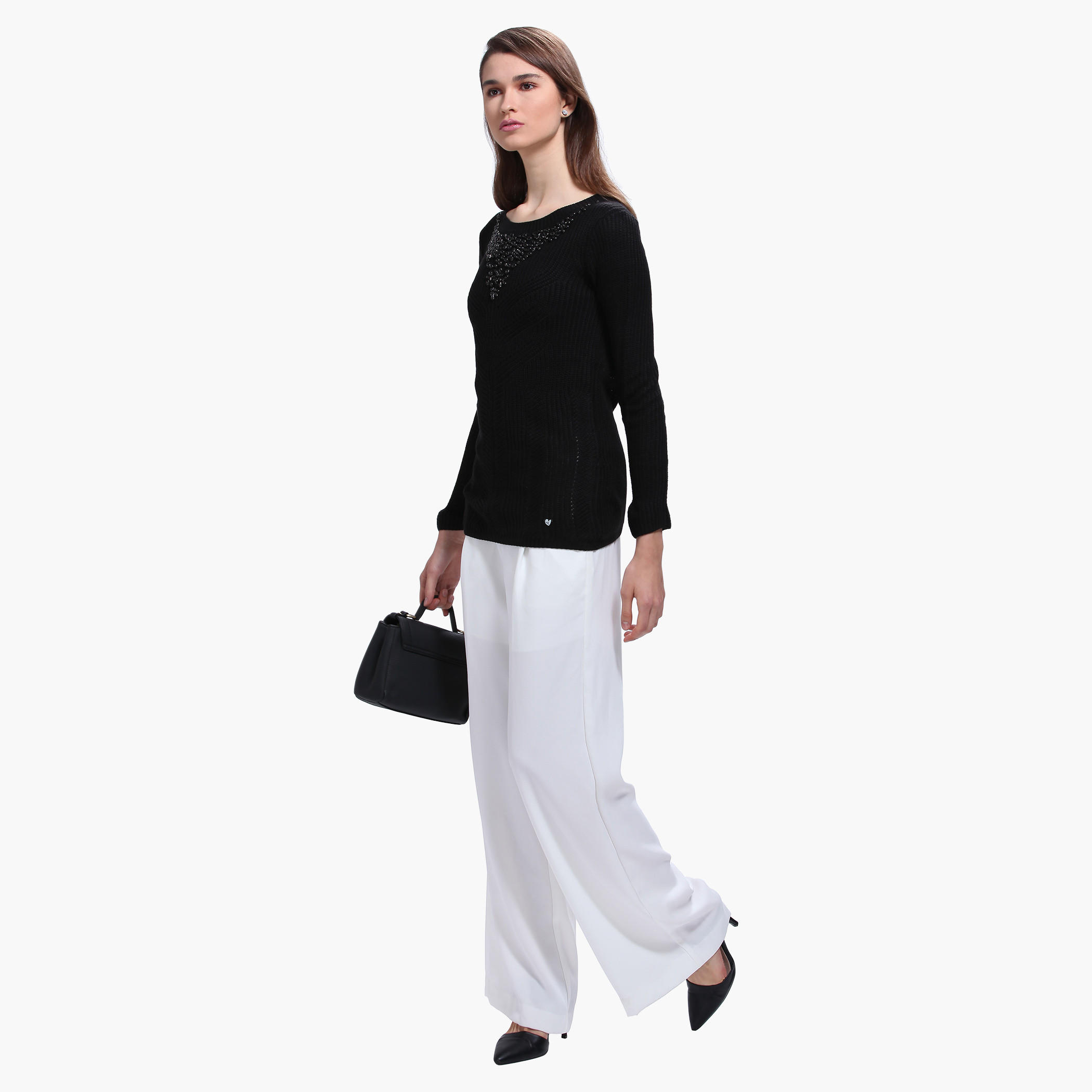 Elle Embellished Sweater with Round Neck and Long Sleeves-women-clothing-cardigansandjumpers-jumpers-image-5
