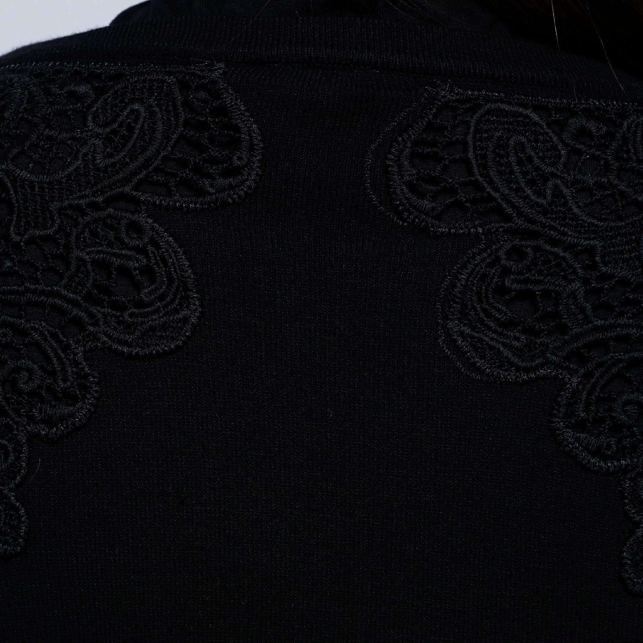 Lace Cardigan with Long Sleeves and Embroidery-women-winterwear-cardigansandjumpers-cardigans-image-4