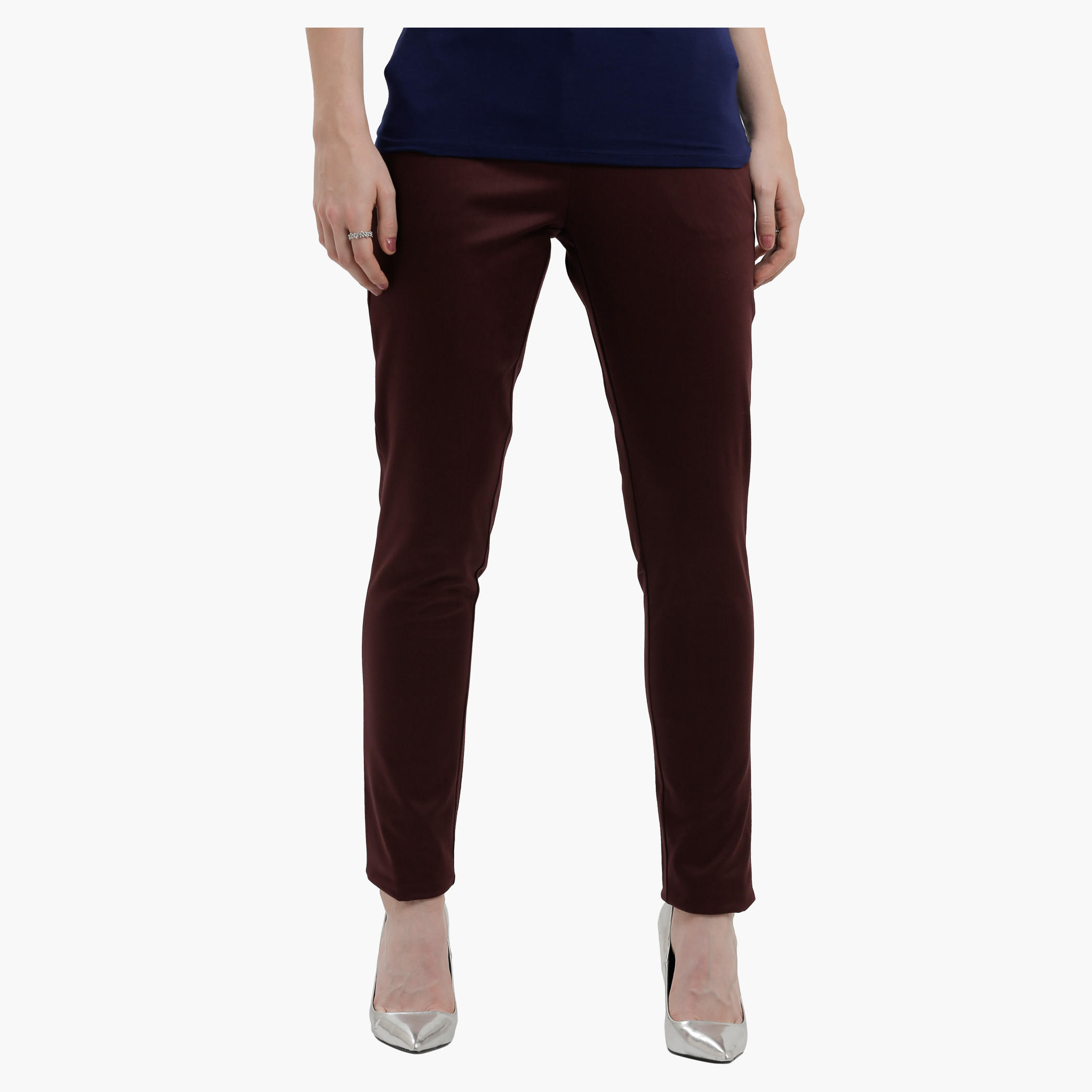 Elle Full Length Trousers in Slim Fit-women-clothing-bottoms-trousers-image-1
