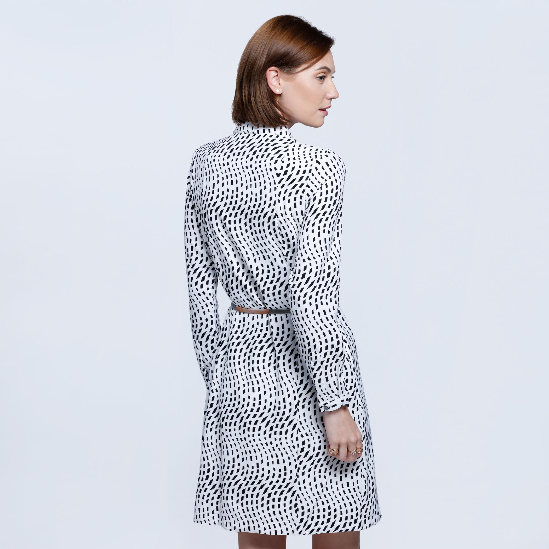 Printed Dress in Regular Fit-women-clothing-dresses-image-2