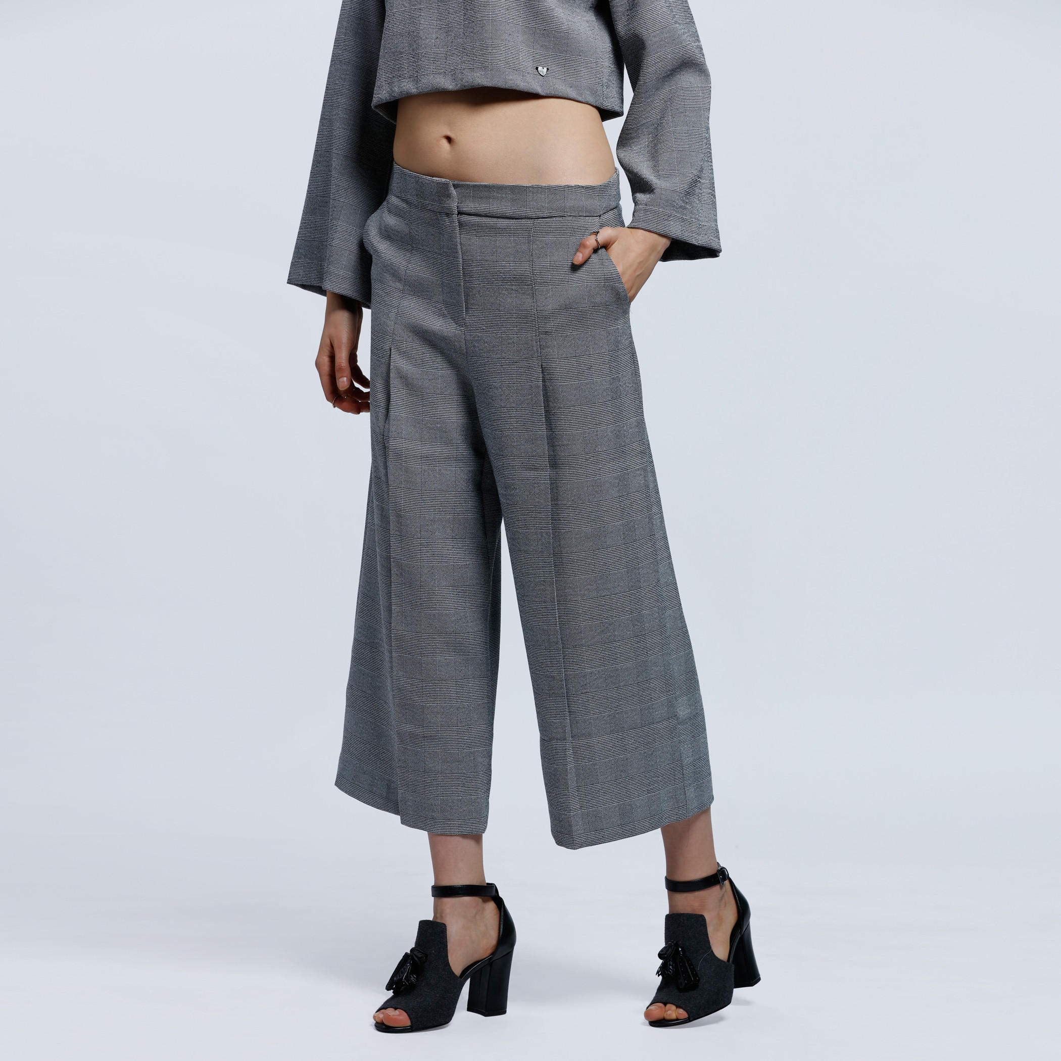 Elle Textured Culottes-women-clothing-bottoms-trousers-image-5
