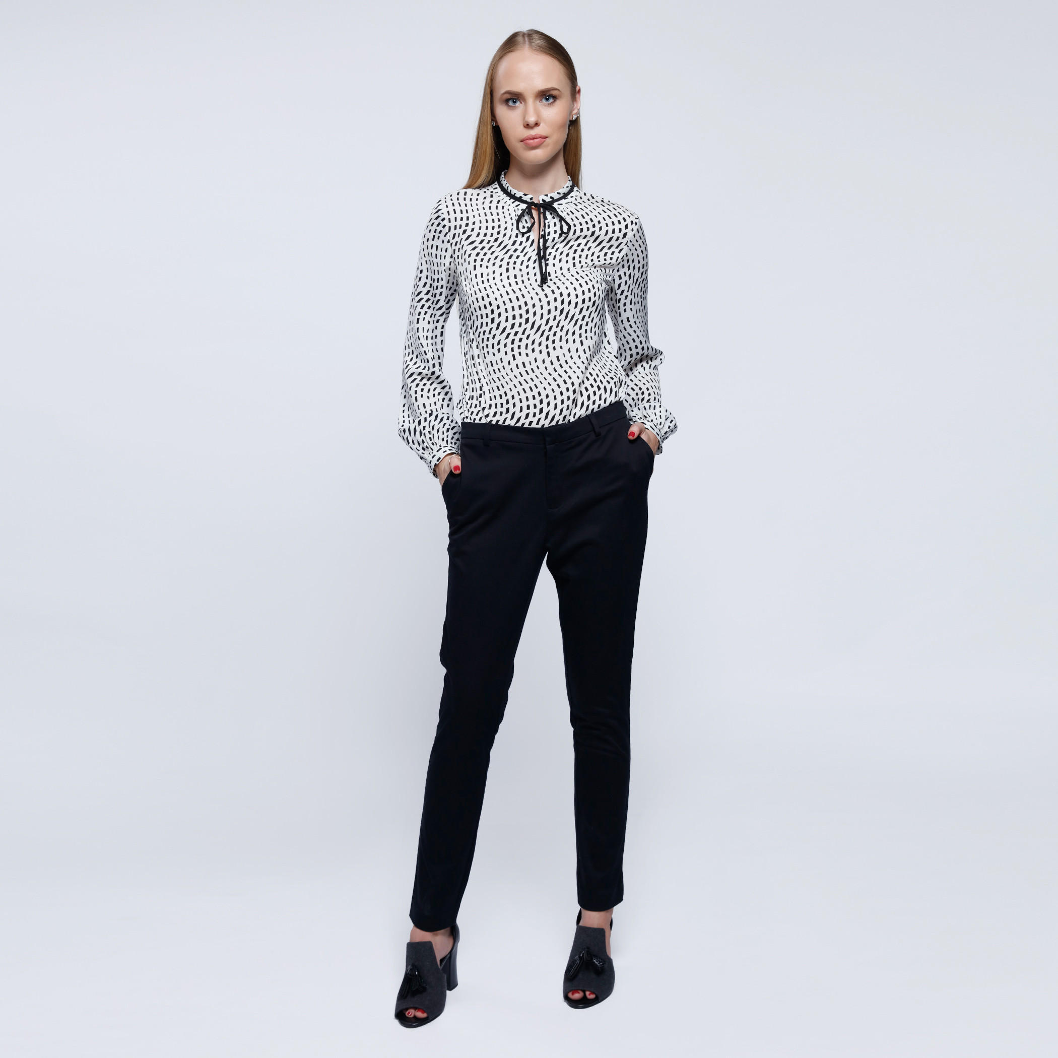 Elle Printed Tie-Up Top with Long Sleeves-women-clothing-shirtsandblouses-blouses-image-5