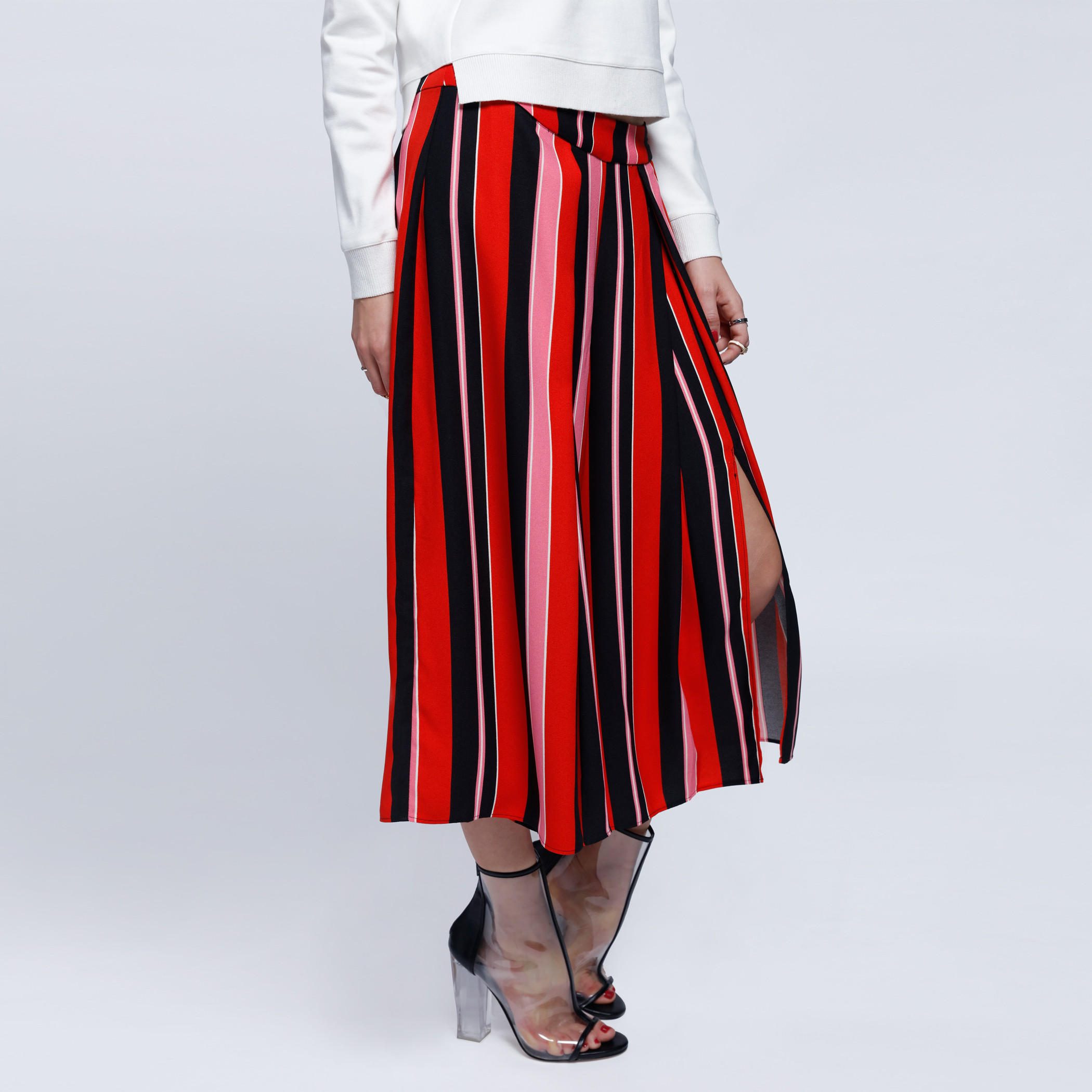 Elle Striped Culottes with Front Slit-women-clothing-bottoms-trousers-image-3