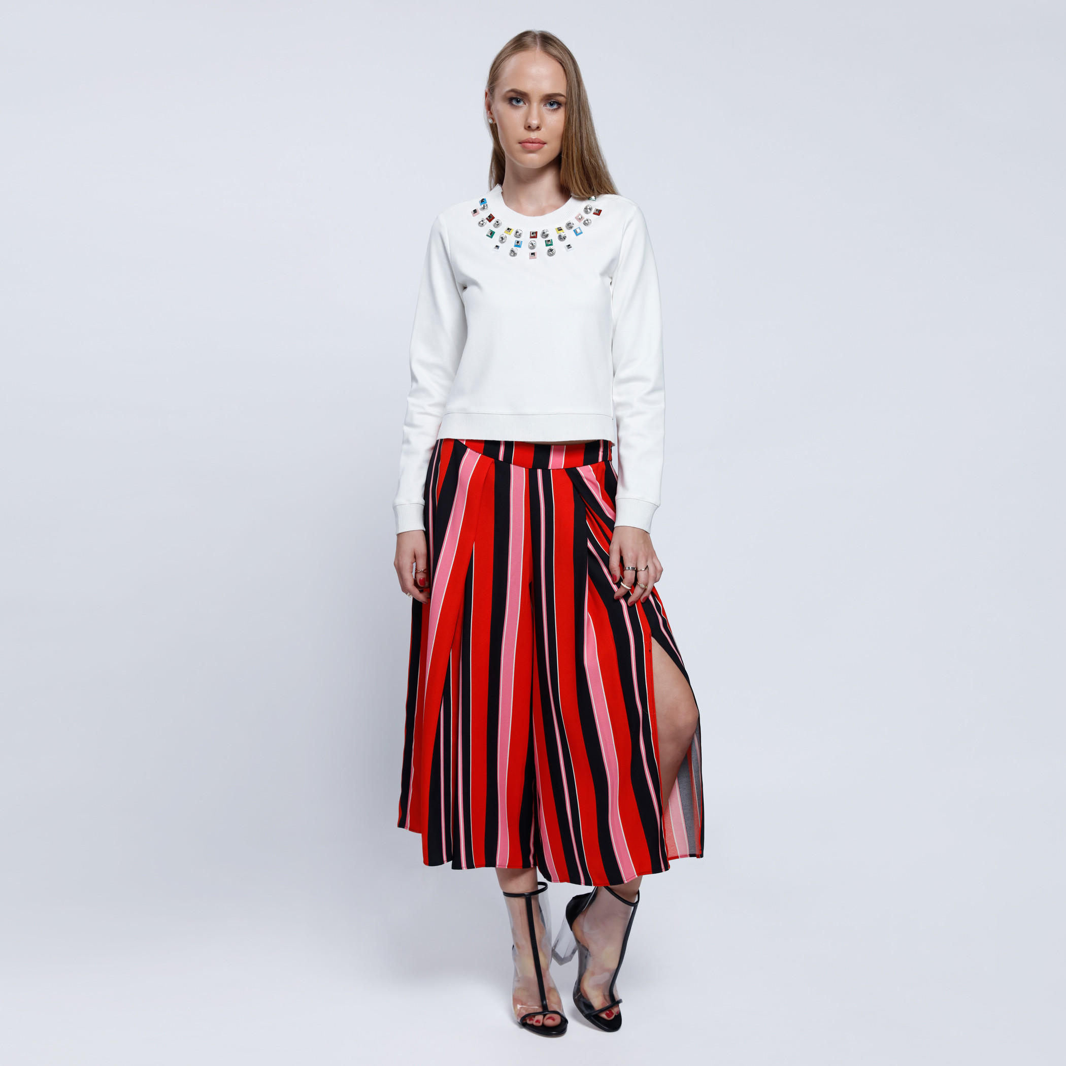 Elle Striped Culottes with Front Slit-women-clothing-bottoms-trousers-image-5