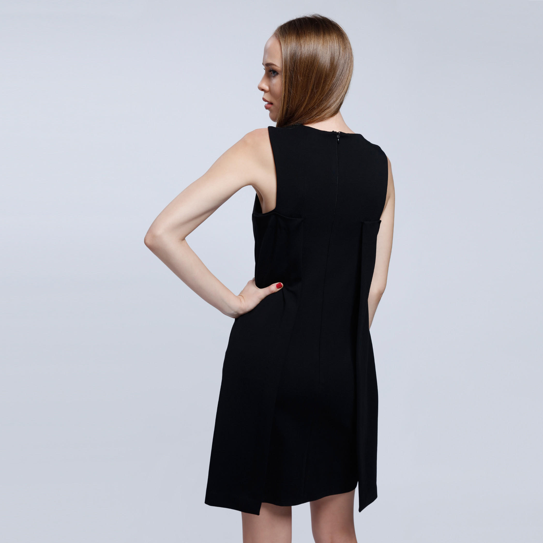 Elle Embellished Dress with Round Neck-women-clothing-dresses-image-2