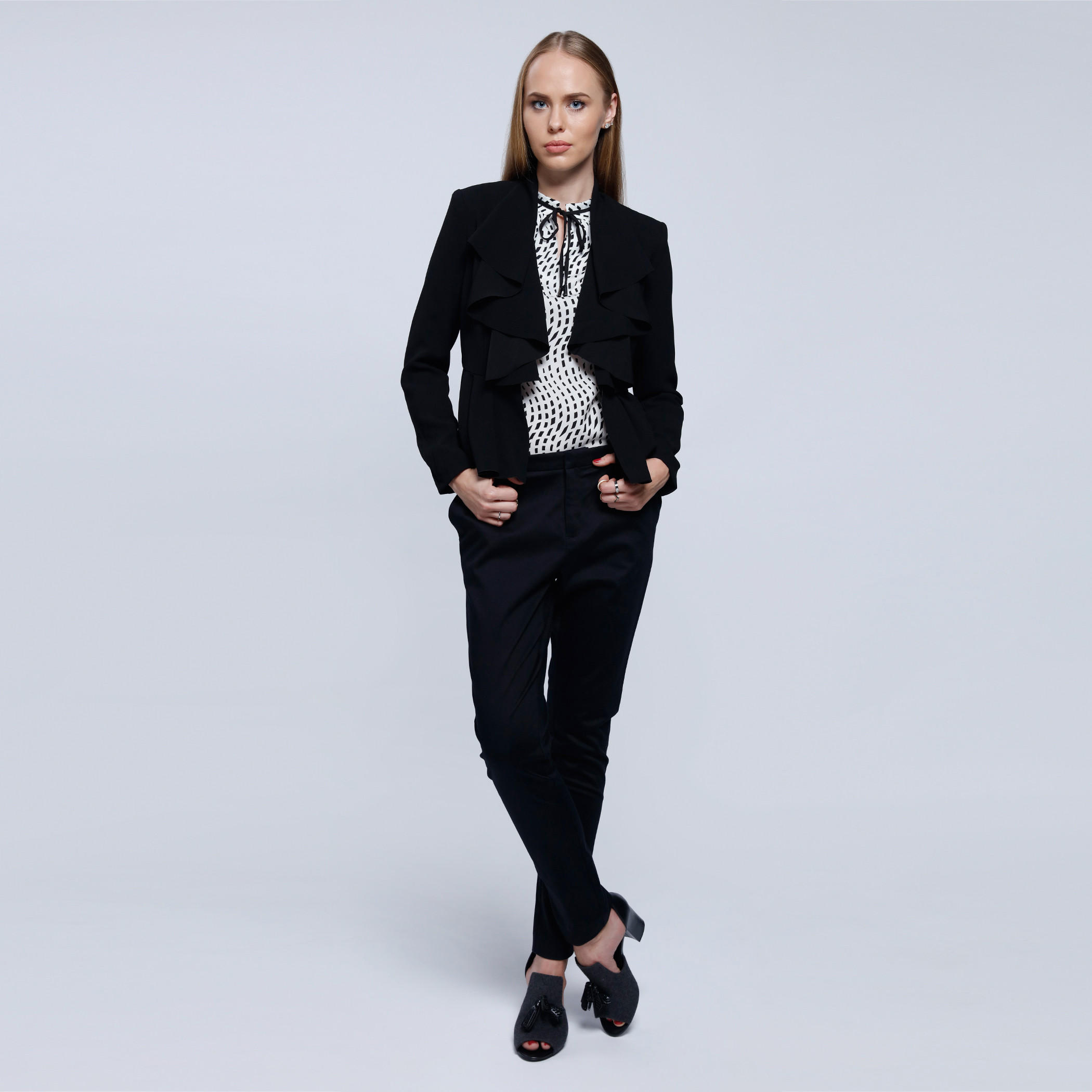 Long Sleeves Peplum Jacket with Frills-women-winterwear-coatsandjackets-jackets-image-1