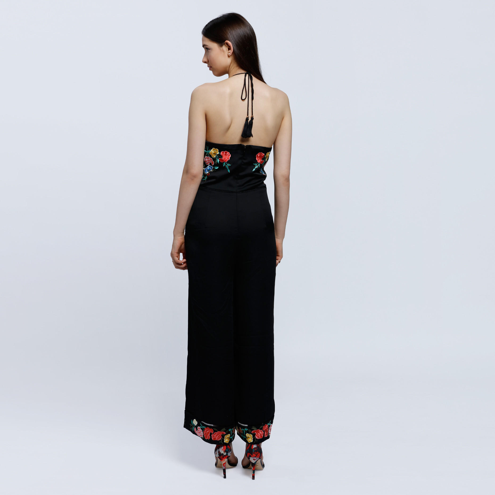 Halter Neck Jumpsuit with Flower Detail-women-clothing-jumpsuits-image-2