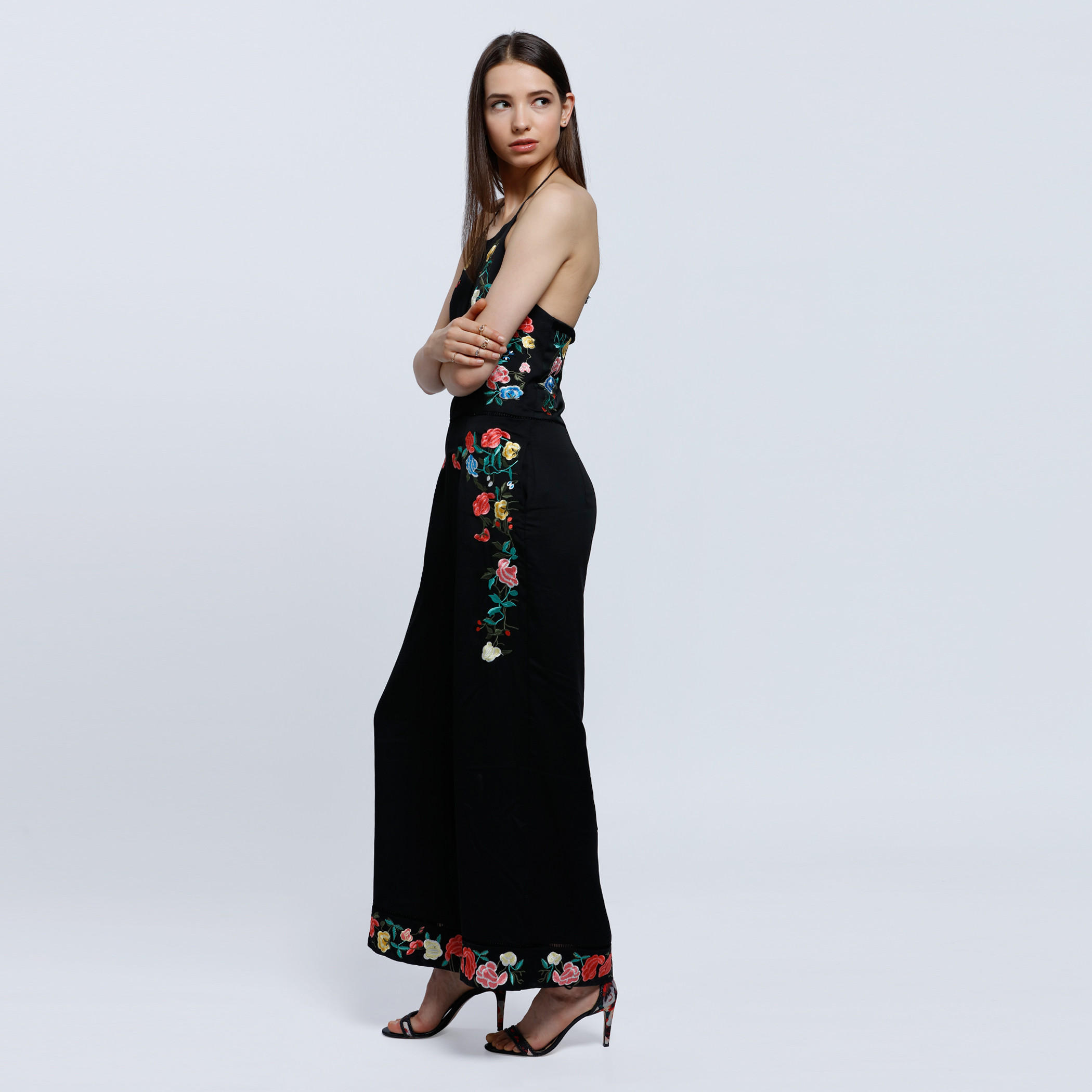 Halter Neck Jumpsuit with Flower Detail-women-clothing-jumpsuits-image-3