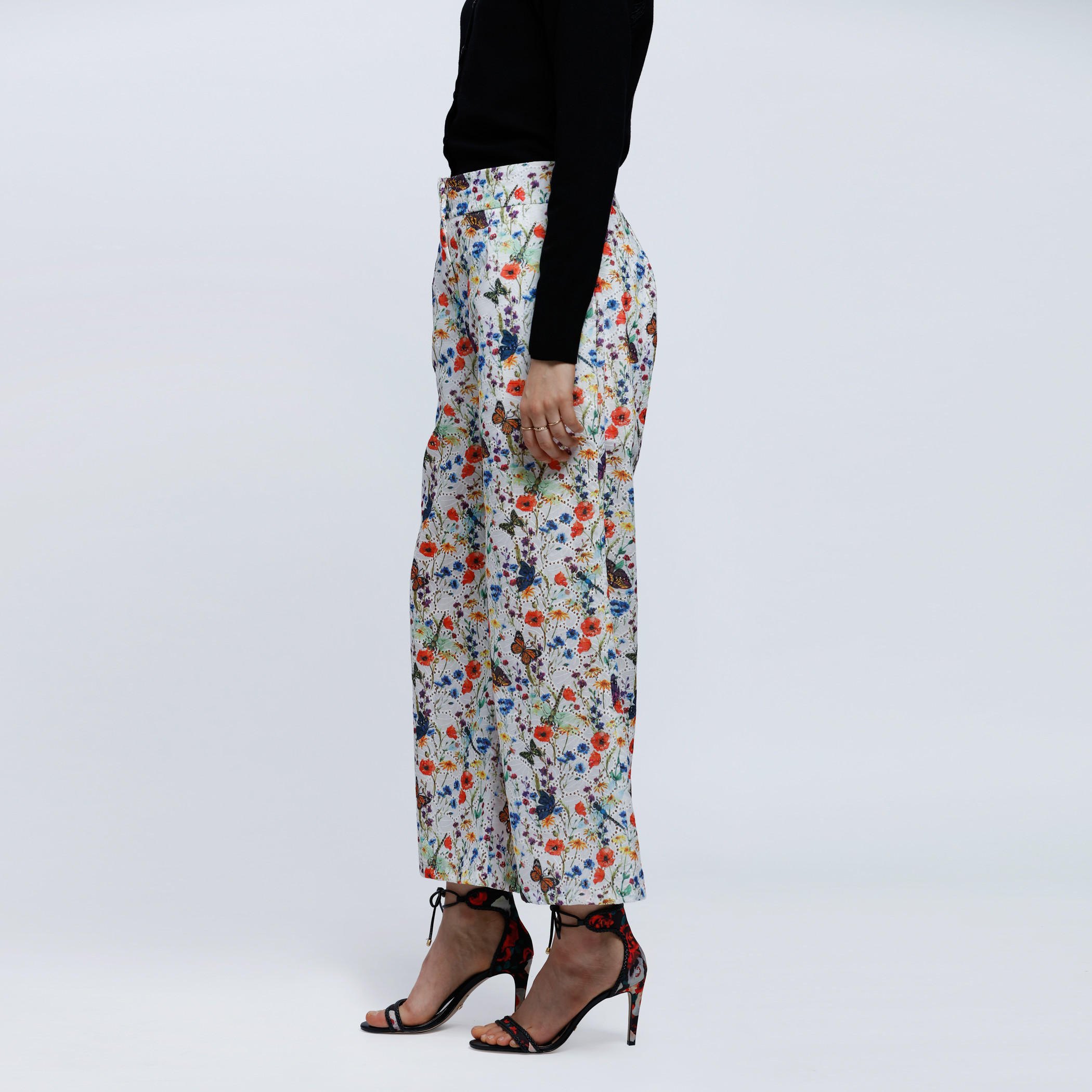 Schiffli Floral Printed Culottes-women-clothing-bottoms-trousers-image-3