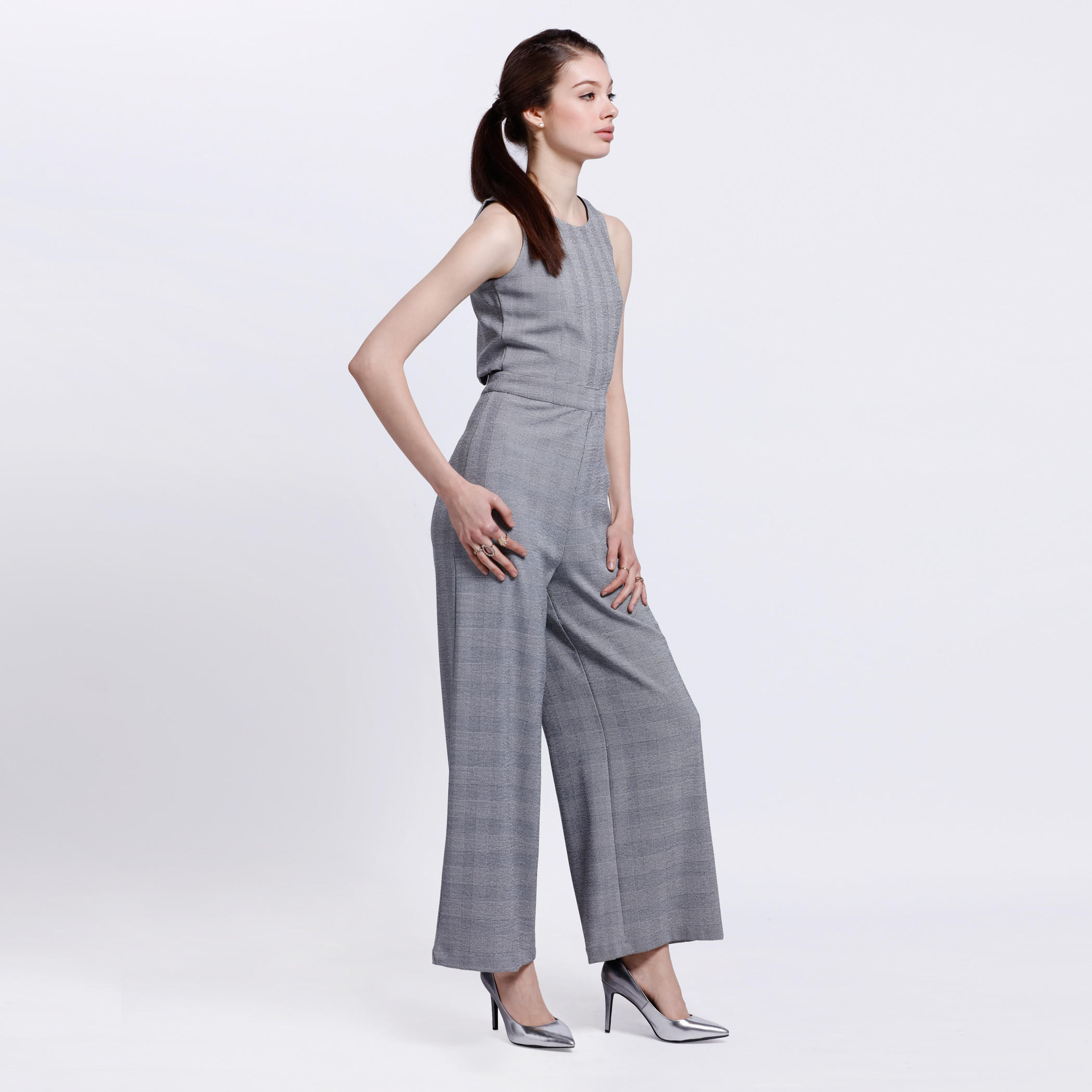 Textured Sleeveless Jumpsuit with Strap Back-women-clothing-jumpsuits-image-5